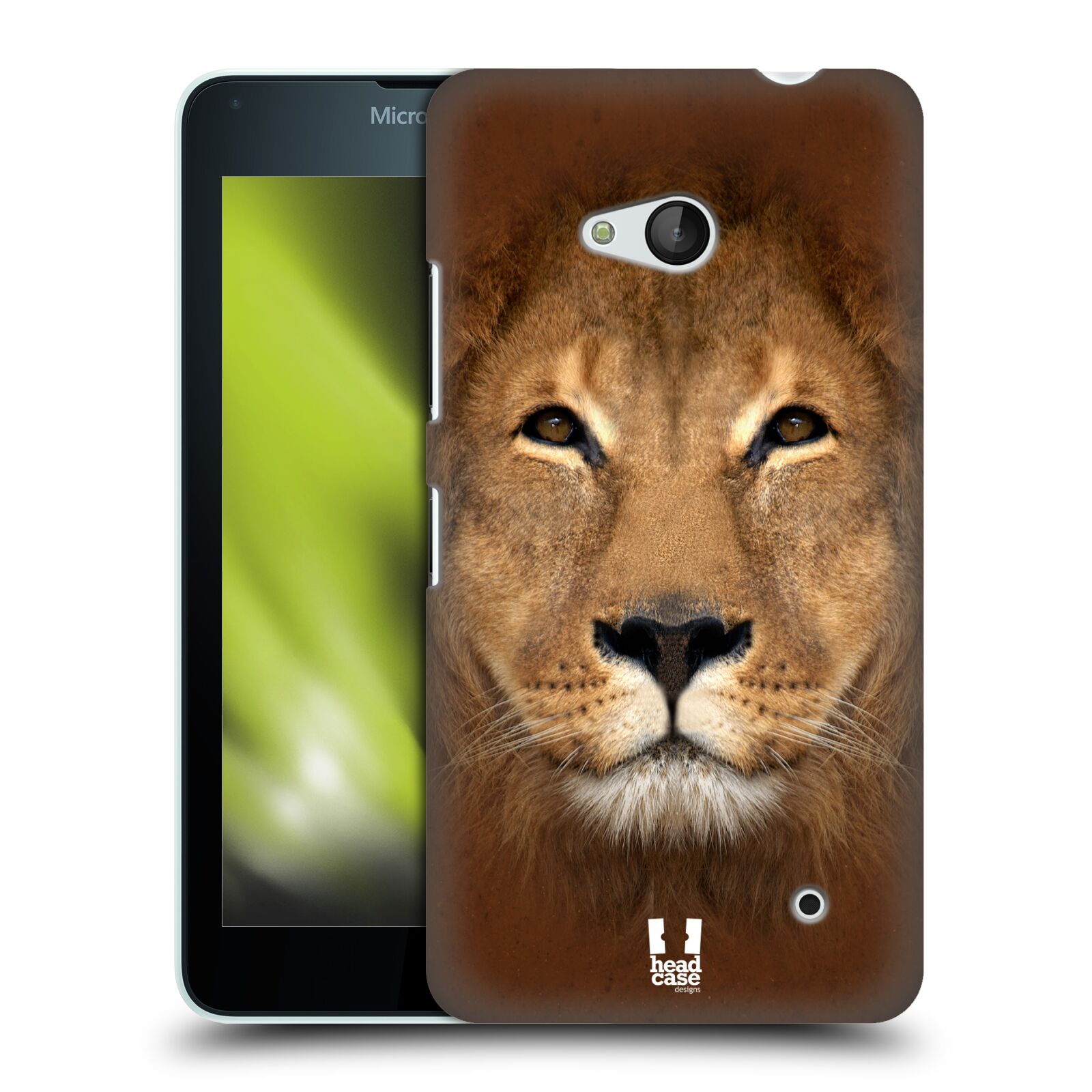HEAD CASE plastový obal na mobil Nokia Lumia 640 vzor Zvířecí tváře 2 Lev