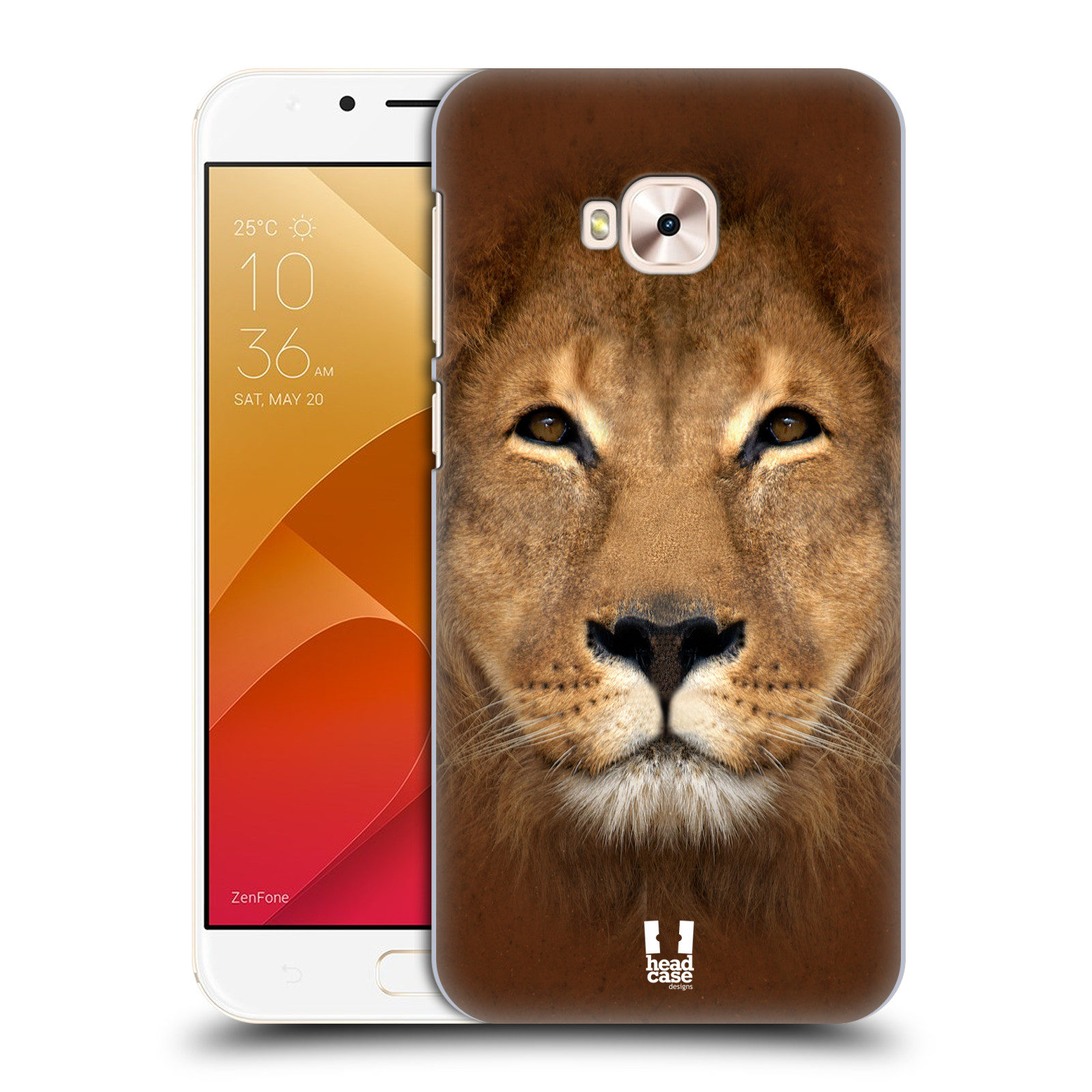 HEAD CASE plastový obal na mobil Asus Zenfone 4 Selfie Pro ZD552KL vzor Zvířecí tváře 2 Lev