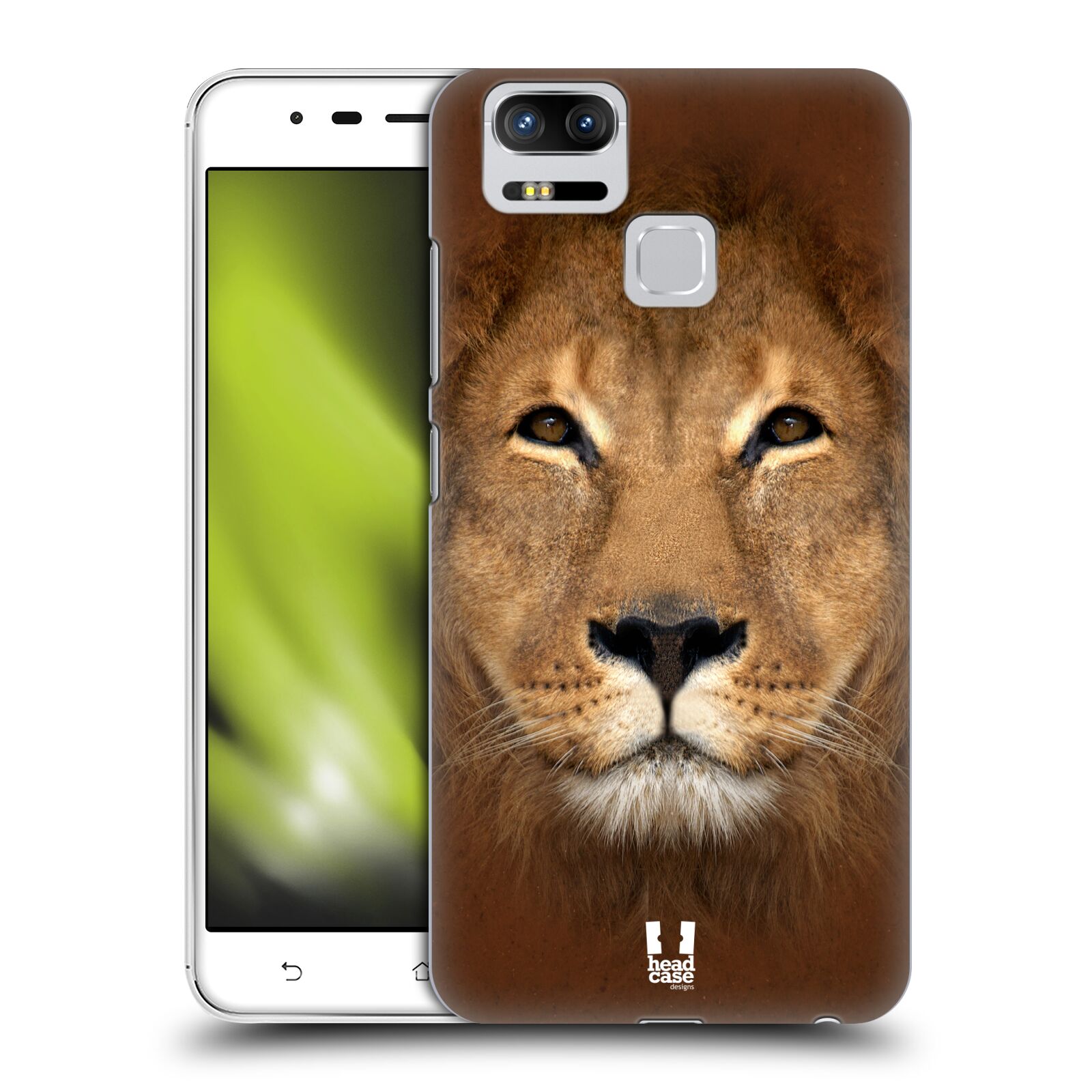 HEAD CASE plastový obal na mobil Asus Zenfone 3 Zoom ZE553KL vzor Zvířecí tváře 2 Lev