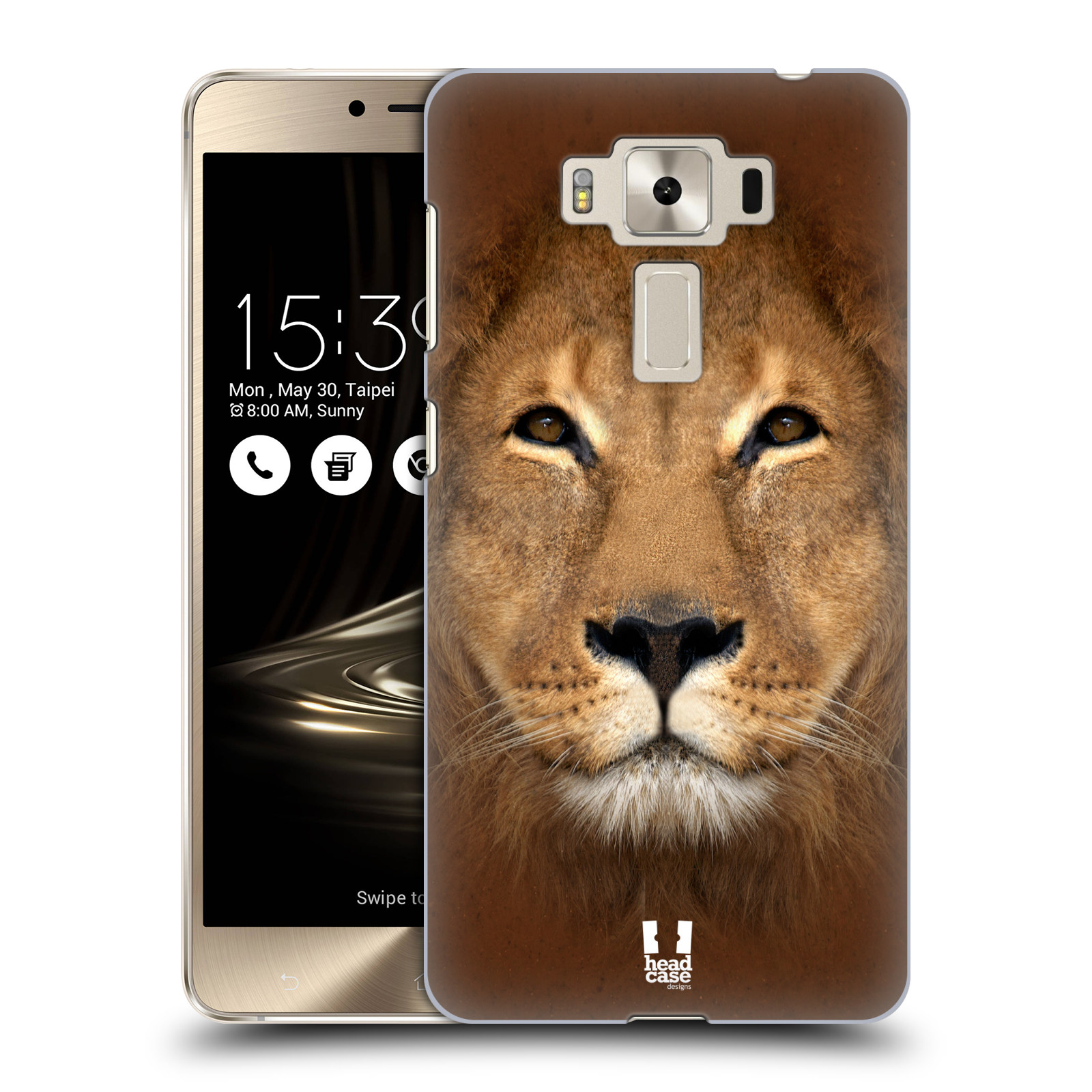 HEAD CASE plastový obal na mobil Asus Zenfone 3 DELUXE ZS550KL vzor Zvířecí tváře 2 Lev
