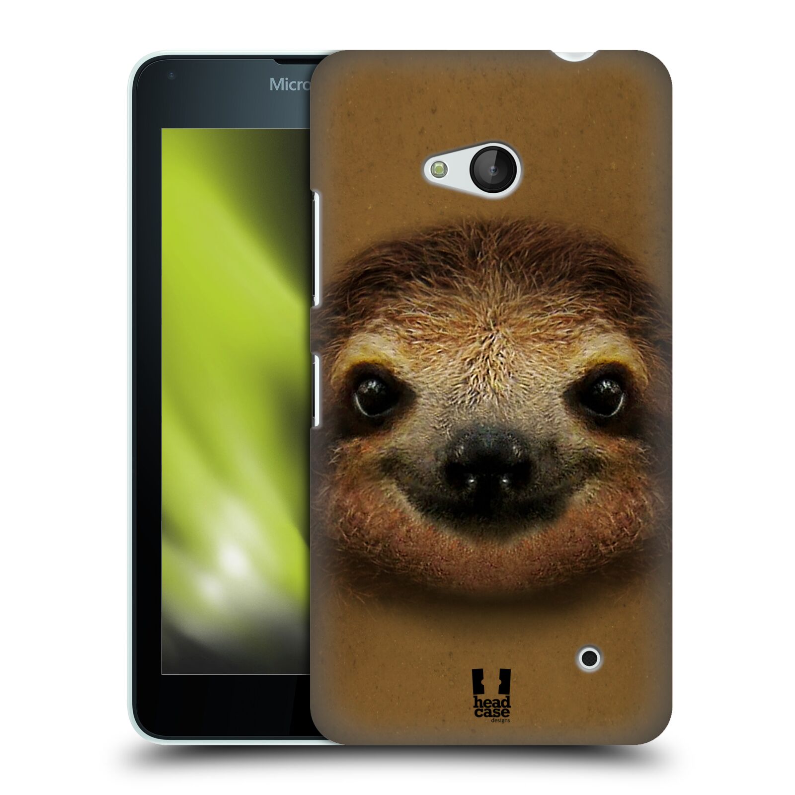 HEAD CASE plastový obal na mobil Nokia Lumia 640 vzor Zvířecí tváře 2 lenochod