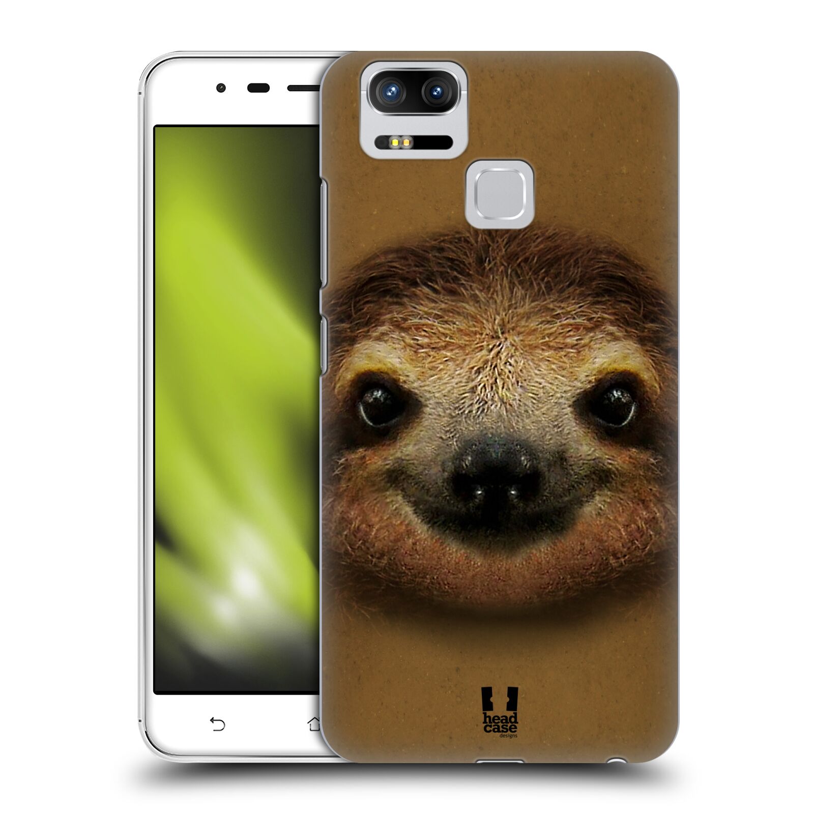 HEAD CASE plastový obal na mobil Asus Zenfone 3 Zoom ZE553KL vzor Zvířecí tváře 2 lenochod