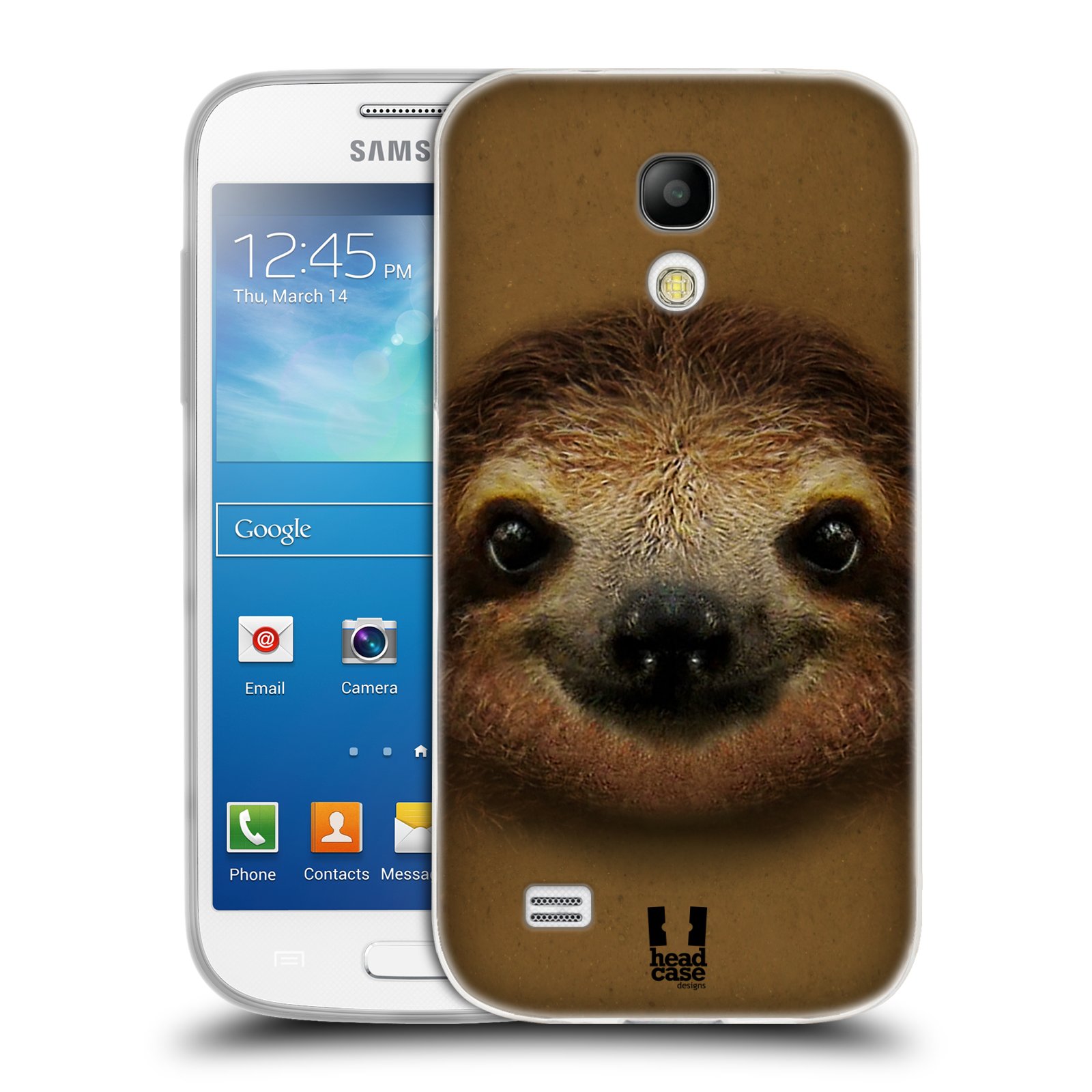 HEAD CASE silikonový obal na mobil Samsung Galaxy S4 MINI vzor Zvířecí tváře 2 lenochod