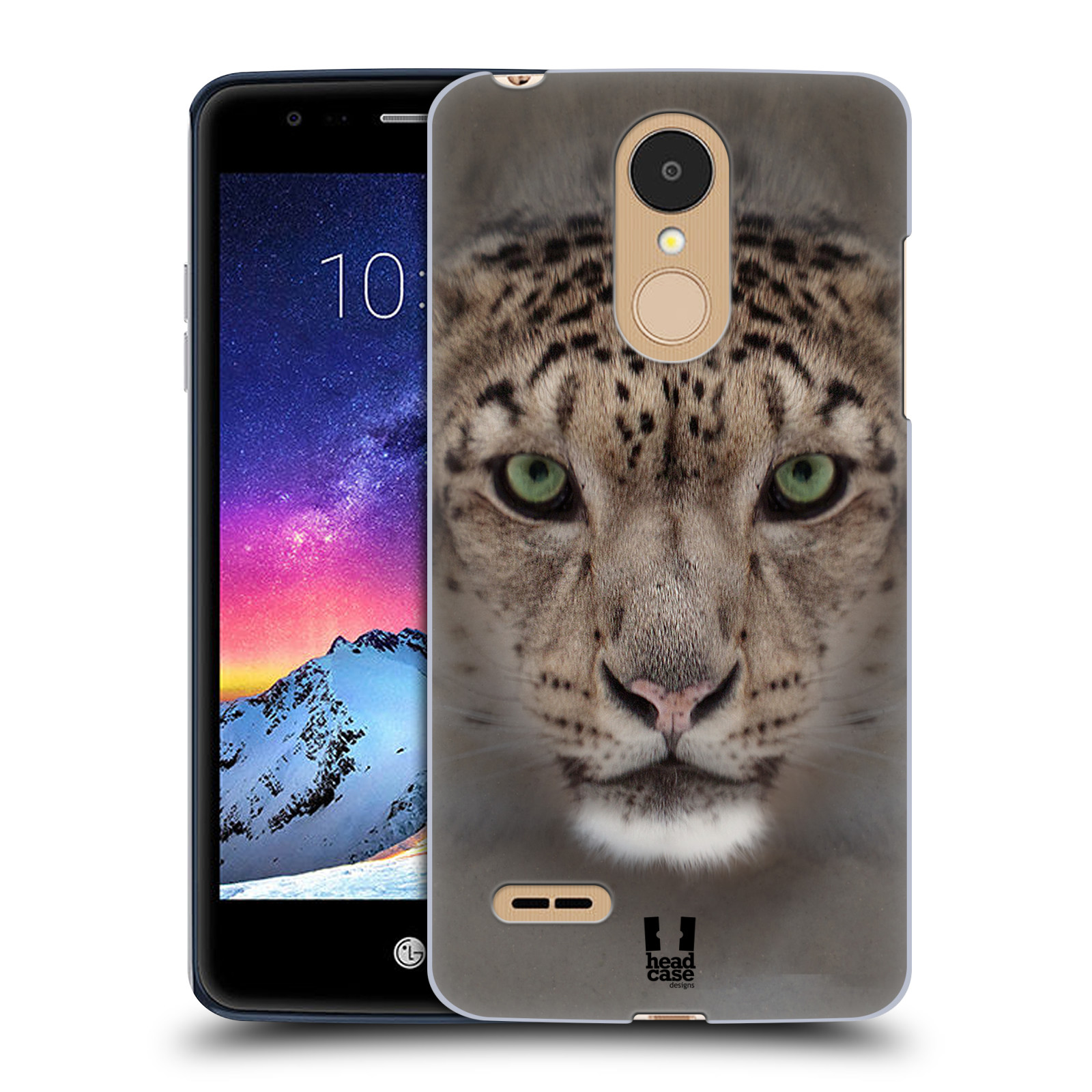 HEAD CASE plastový obal na mobil LG K9 / K8 2018 vzor Zvířecí tváře 2 sněžný leopard