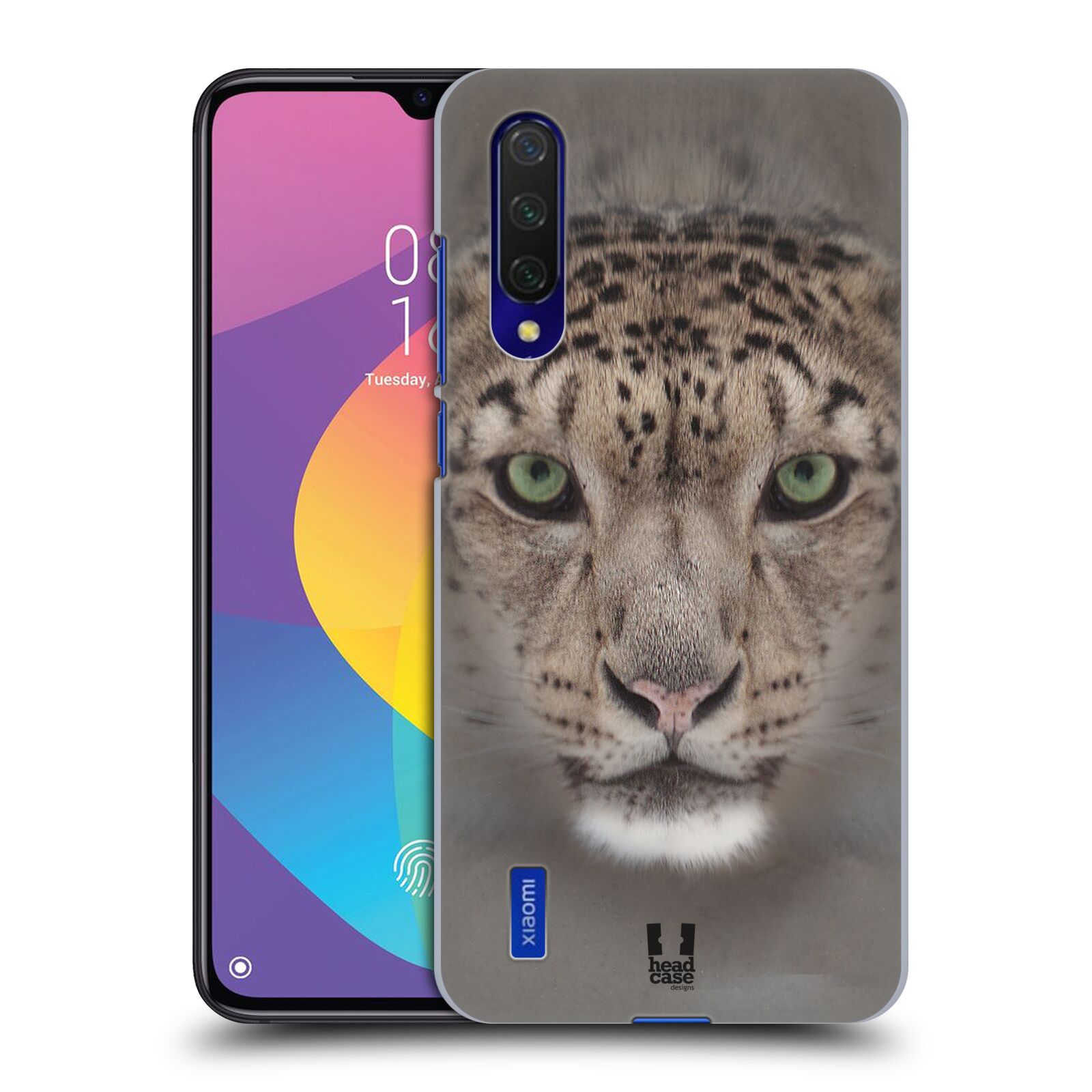 Zadní kryt na mobil Xiaomi MI 9 LITE vzor Zvířecí tváře 2 sněžný leopard