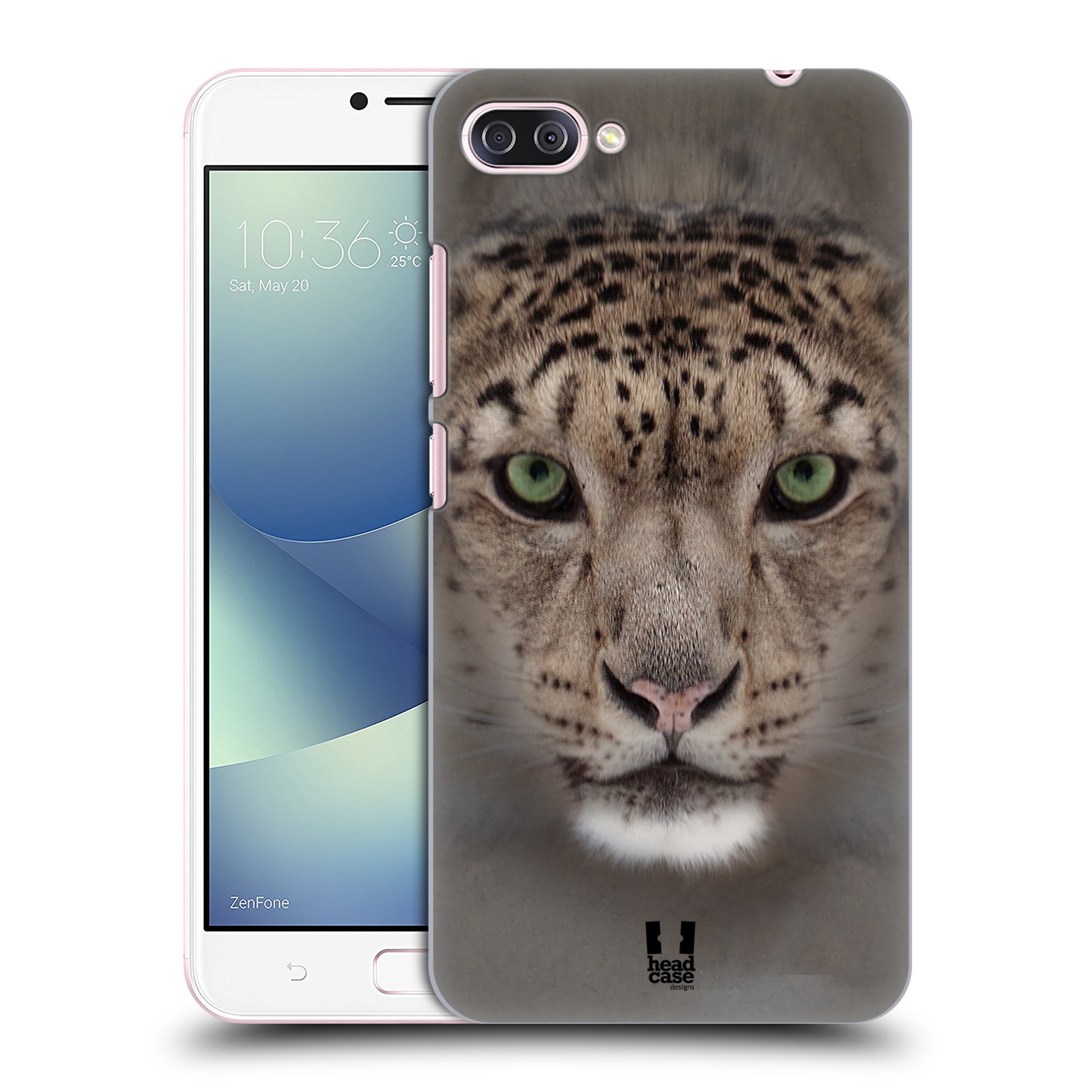 HEAD CASE plastový obal na mobil Asus Zenfone 4 MAX ZC554KL vzor Zvířecí tváře 2 sněžný leopard