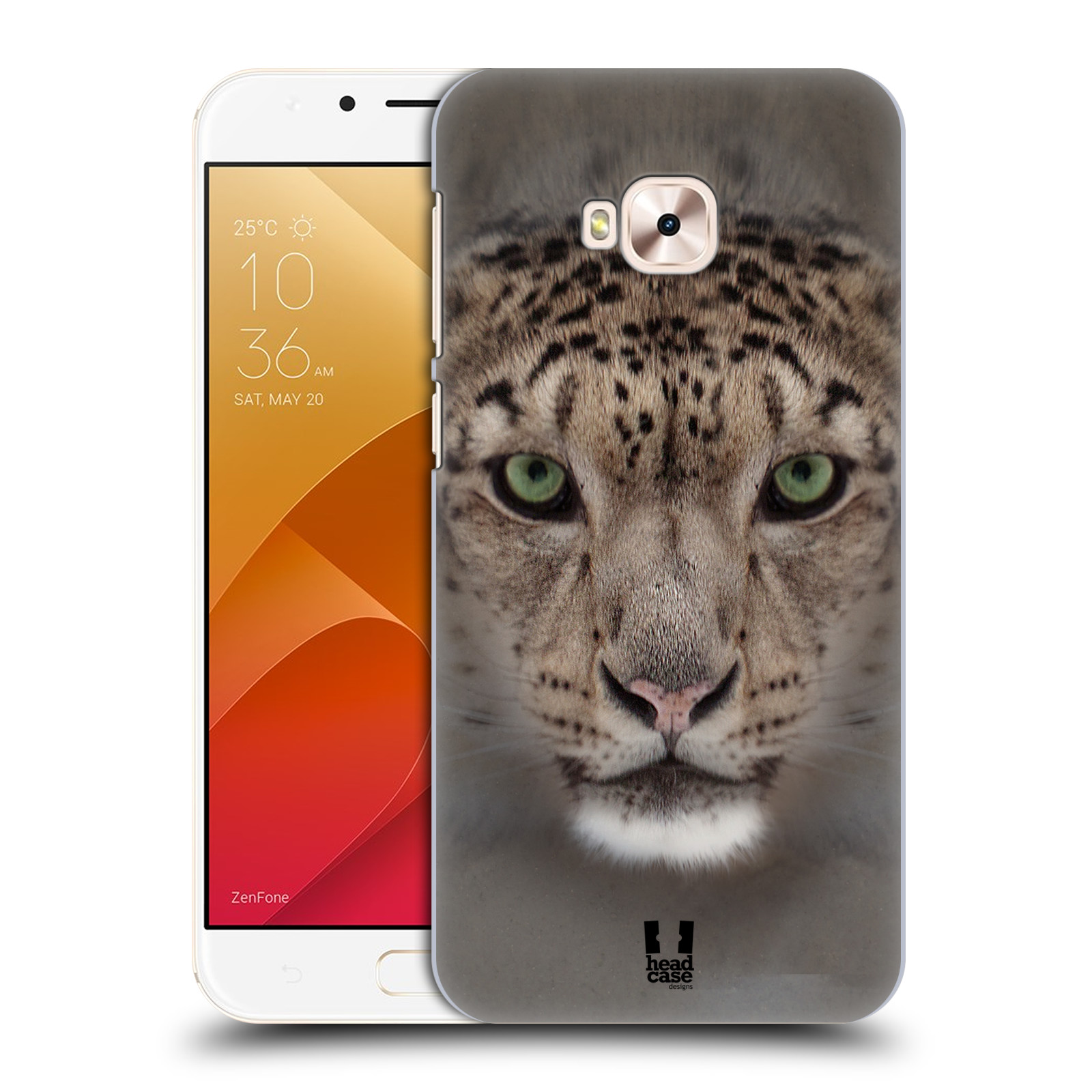 HEAD CASE plastový obal na mobil Asus Zenfone 4 Selfie Pro ZD552KL vzor Zvířecí tváře 2 sněžný leopard