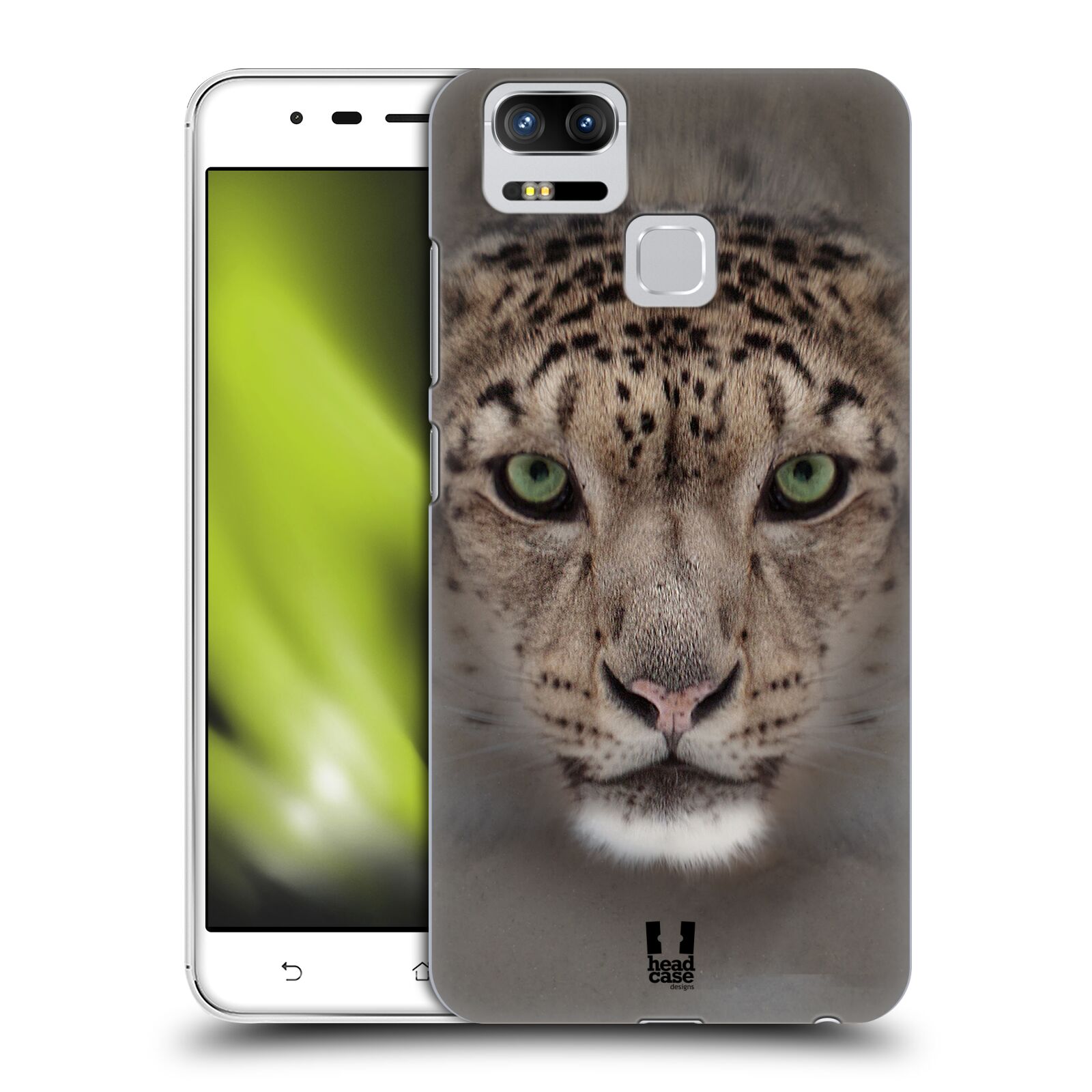HEAD CASE plastový obal na mobil Asus Zenfone 3 Zoom ZE553KL vzor Zvířecí tváře 2 sněžný leopard