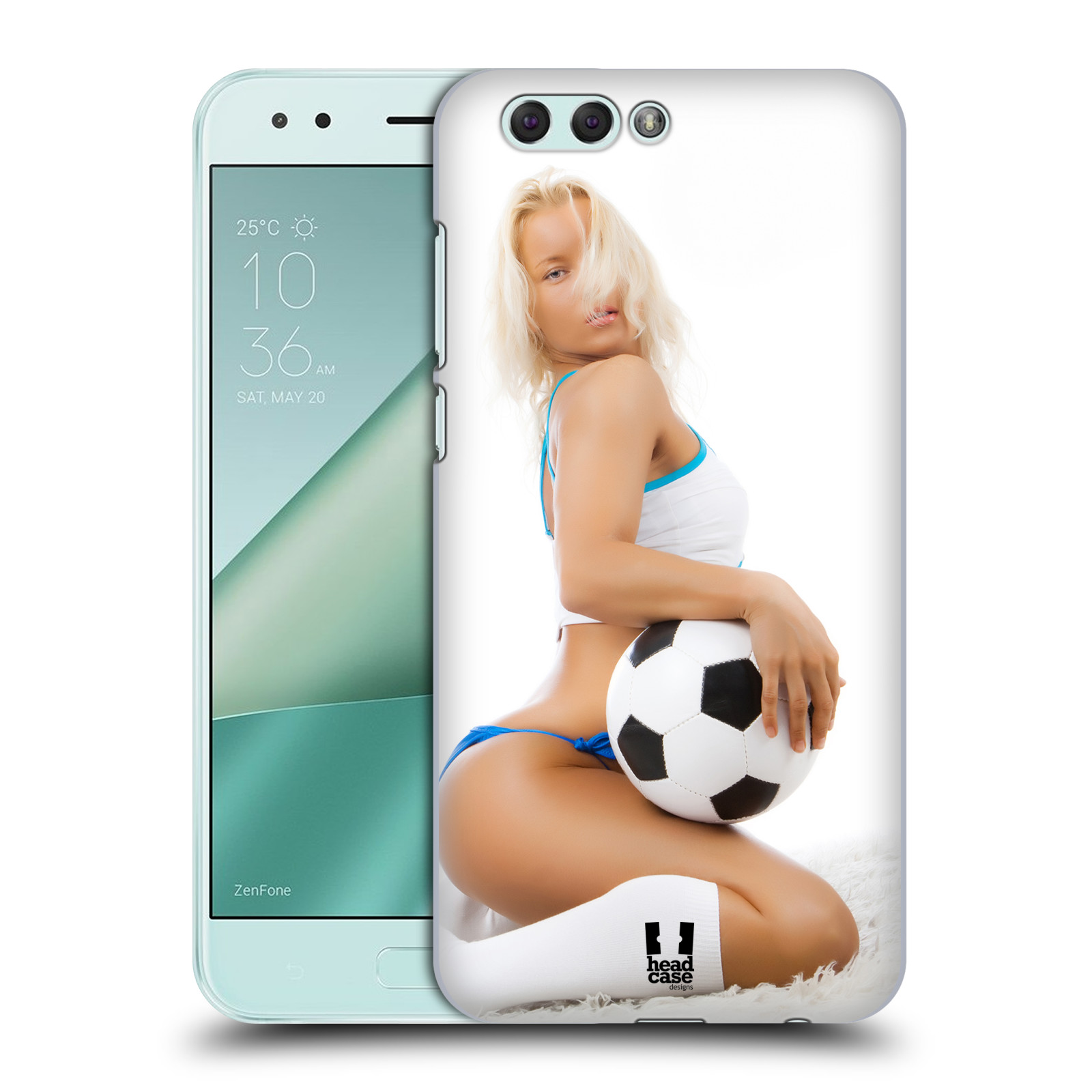 HEAD CASE plastový obal na mobil Asus Zenfone 4 ZE554KL vzor Fotbalové modelky BLONDÝNKA