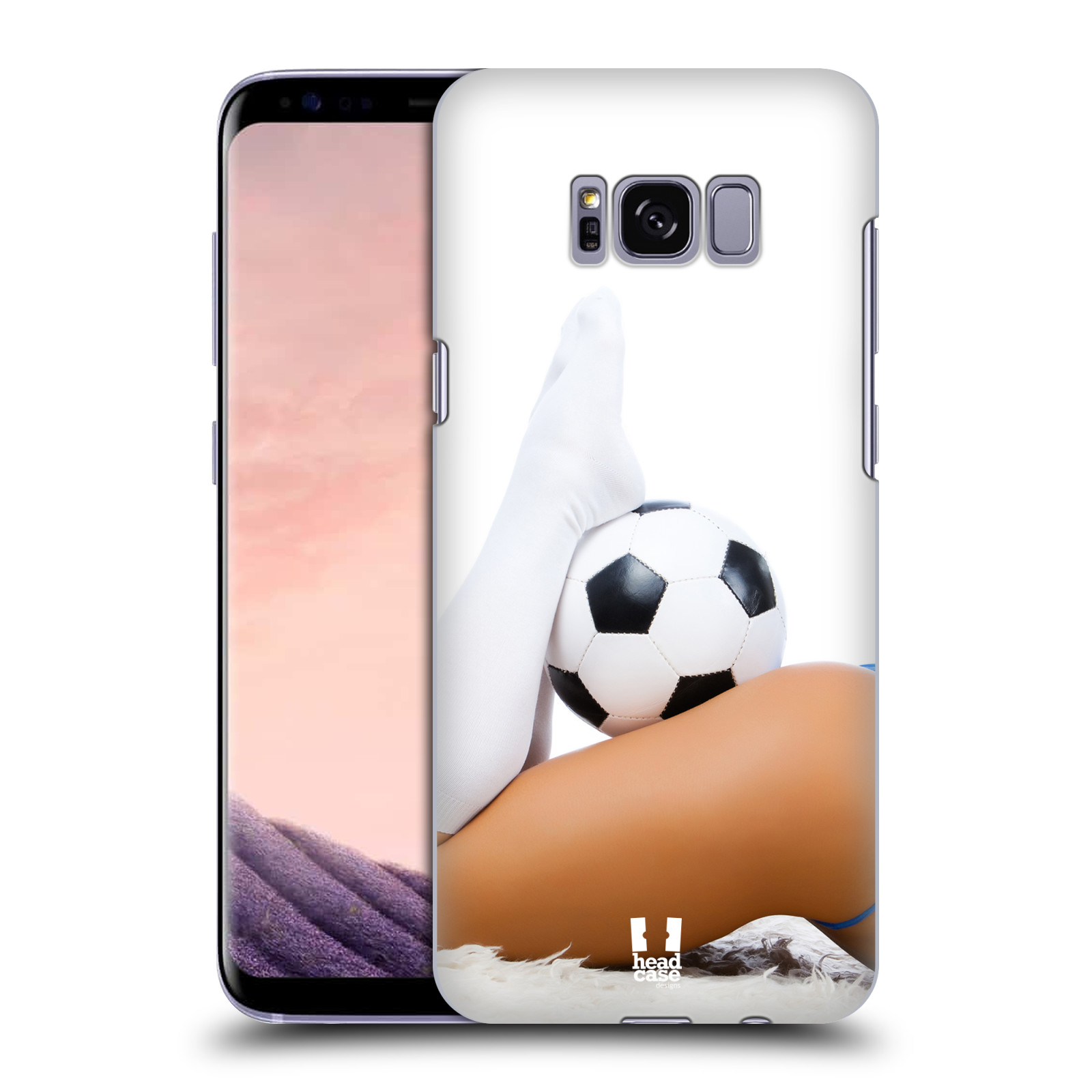 HEAD CASE plastový obal na mobil Samsung Galaxy S8 vzor Fotbalové modelky PODKOLENKY