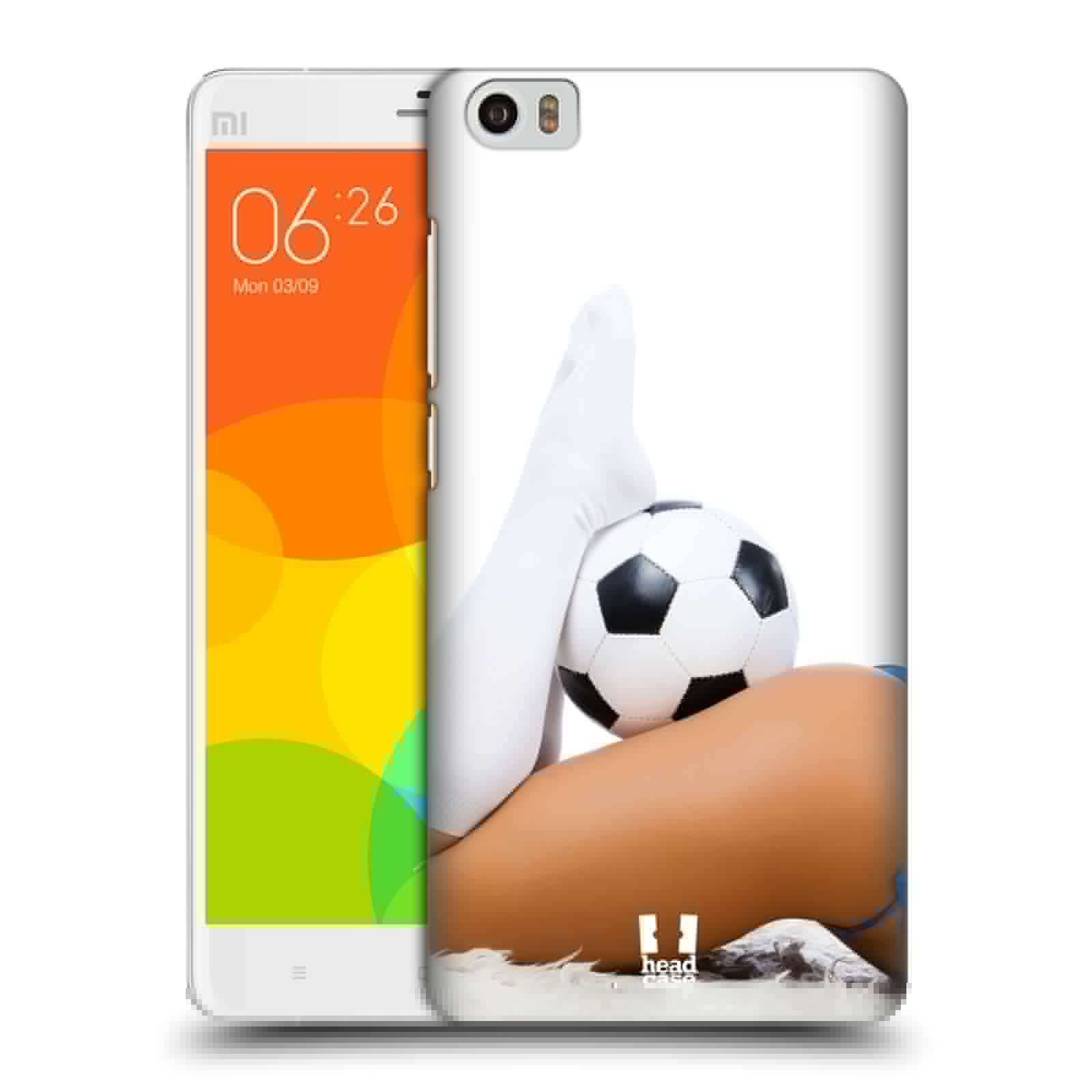 HEAD CASE pevný plastový obal na mobil XIAOMI Mi Note vzor Fotbalové modelky PODKOLENKY