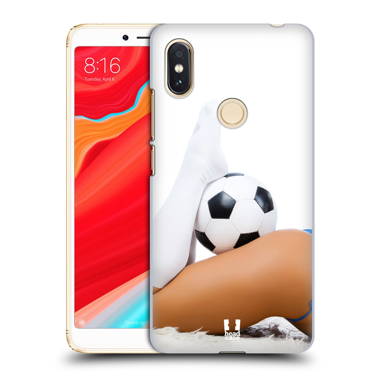 HEAD CASE plastový obal na mobil Xiaomi Redmi S2 vzor Fotbalové modelky PODKOLENKY