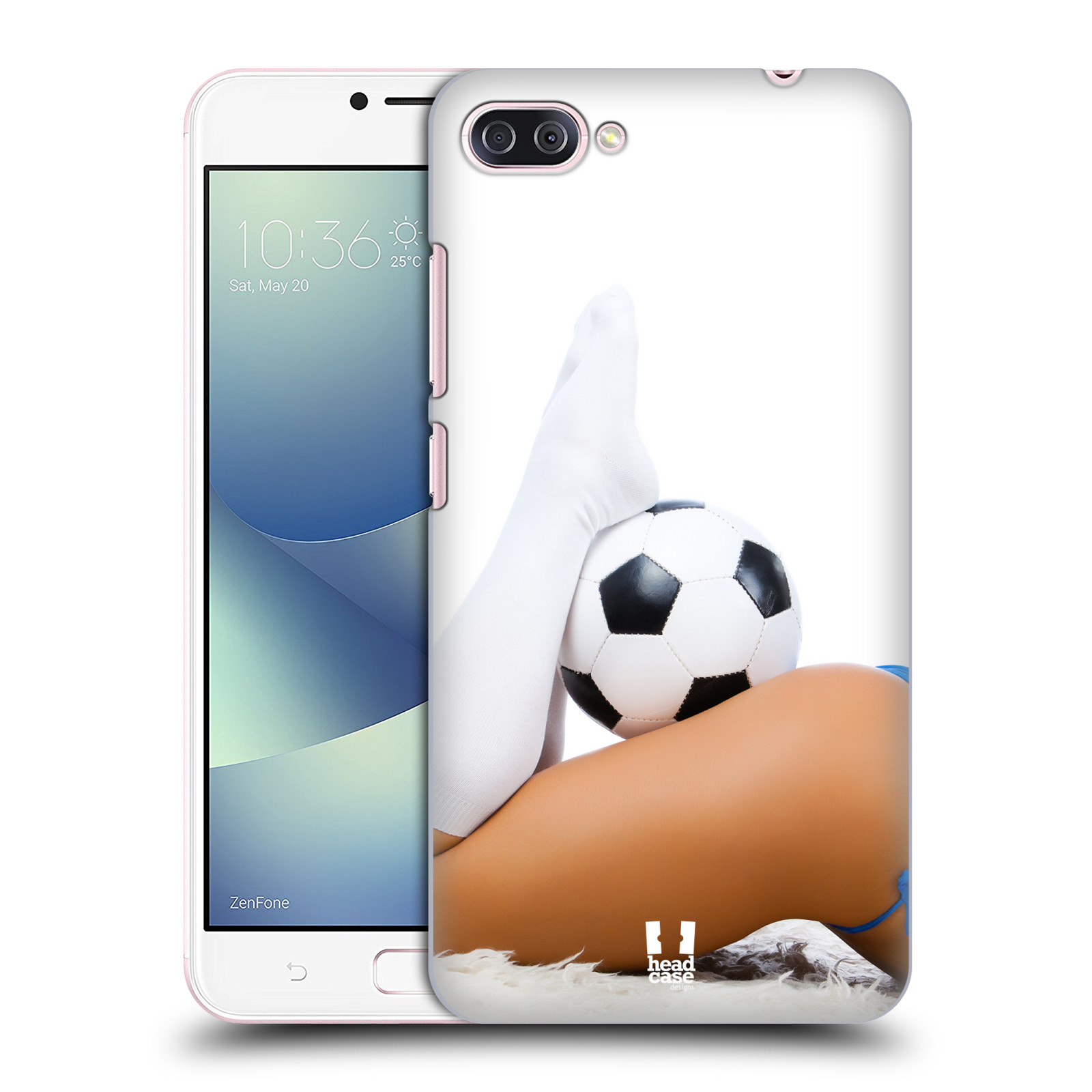 HEAD CASE plastový obal na mobil Asus Zenfone 4 MAX ZC554KL vzor Fotbalové modelky PODKOLENKY