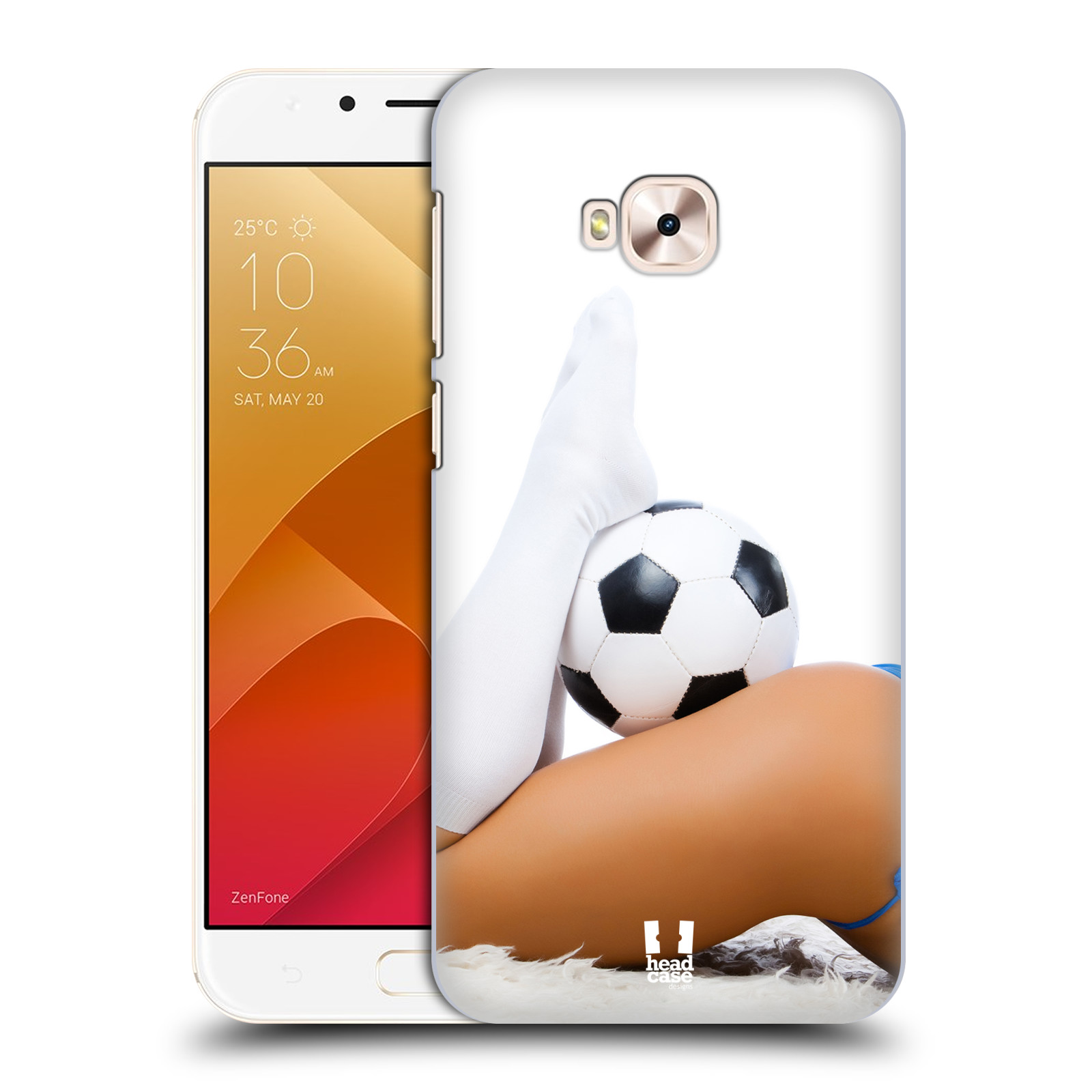 HEAD CASE plastový obal na mobil Asus Zenfone 4 Selfie Pro ZD552KL vzor Fotbalové modelky PODKOLENKY