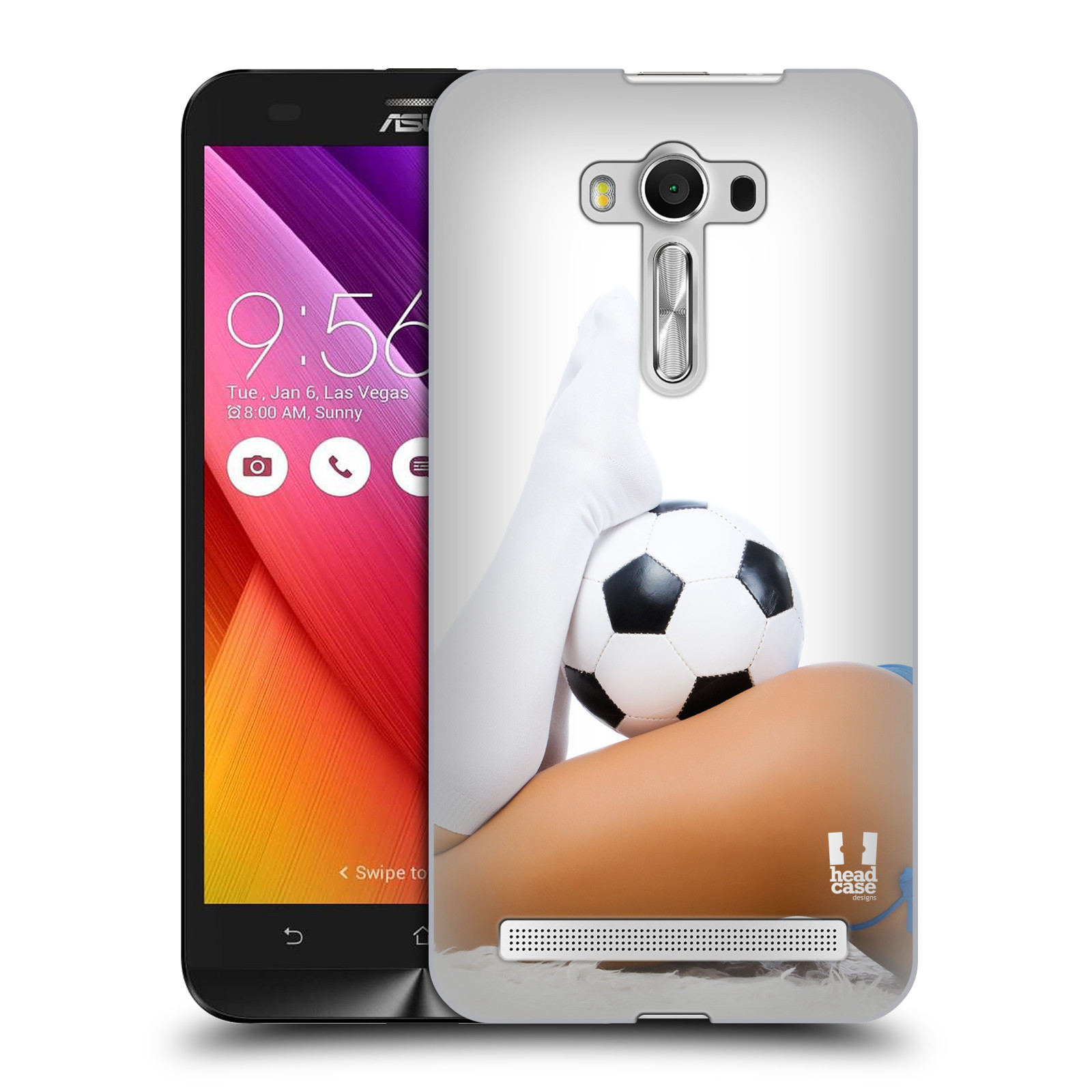 HEAD CASE plastový obal na mobil Asus Zenfone 2 LASER (5,5 displej ZE550KL) vzor Fotbalové modelky PODKOLENKY