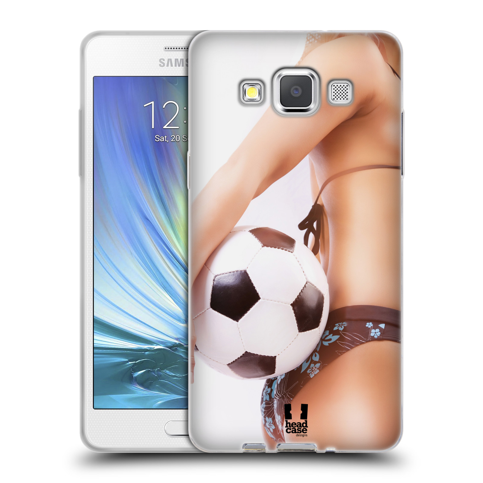 HEAD CASE silikonový obal na mobil Samsung Galaxy A5 vzor Fotbalové modelky KOPACÍ MÍČ