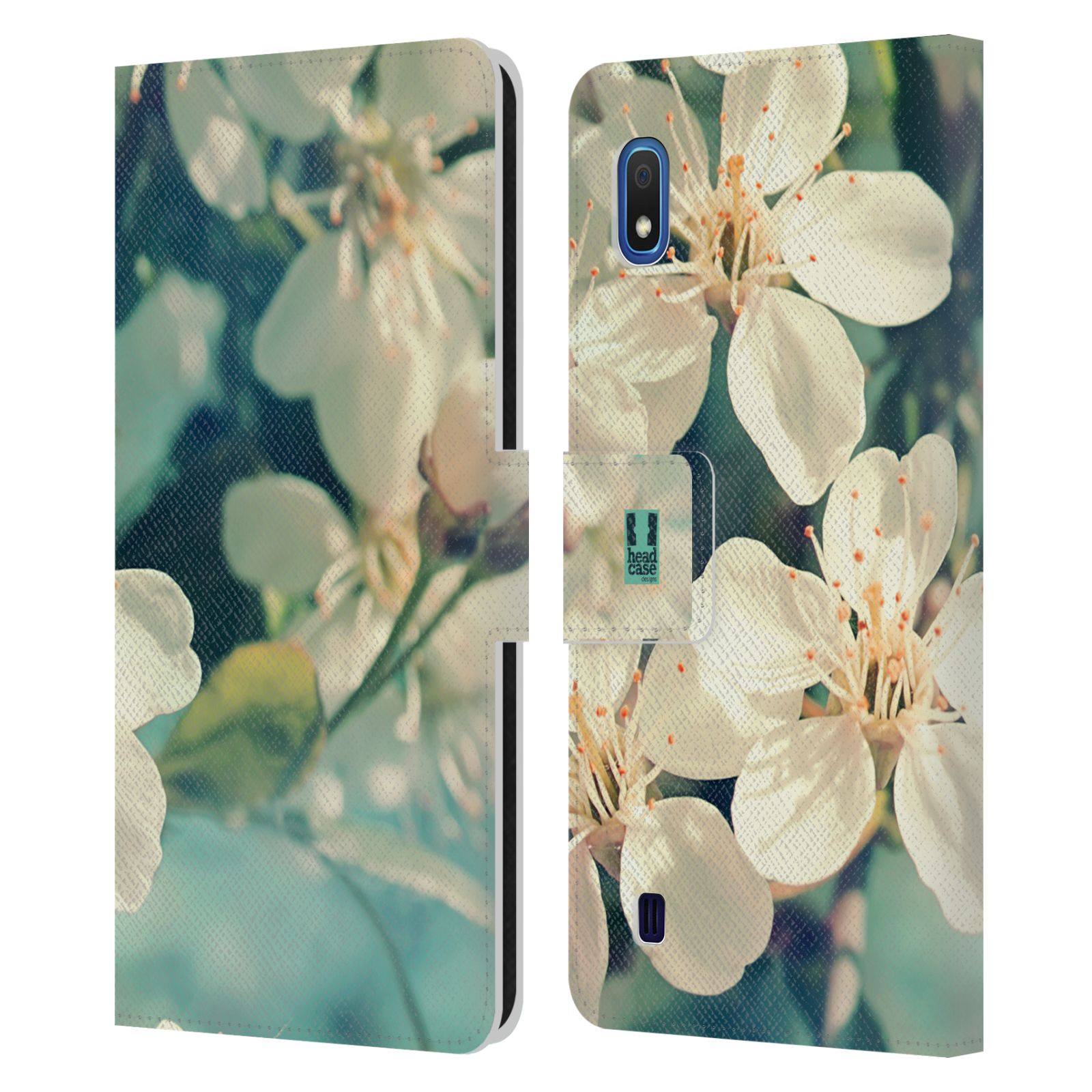 Pouzdro na mobil Samsung Galaxy A10 květy foto rozkvetlá třešeň