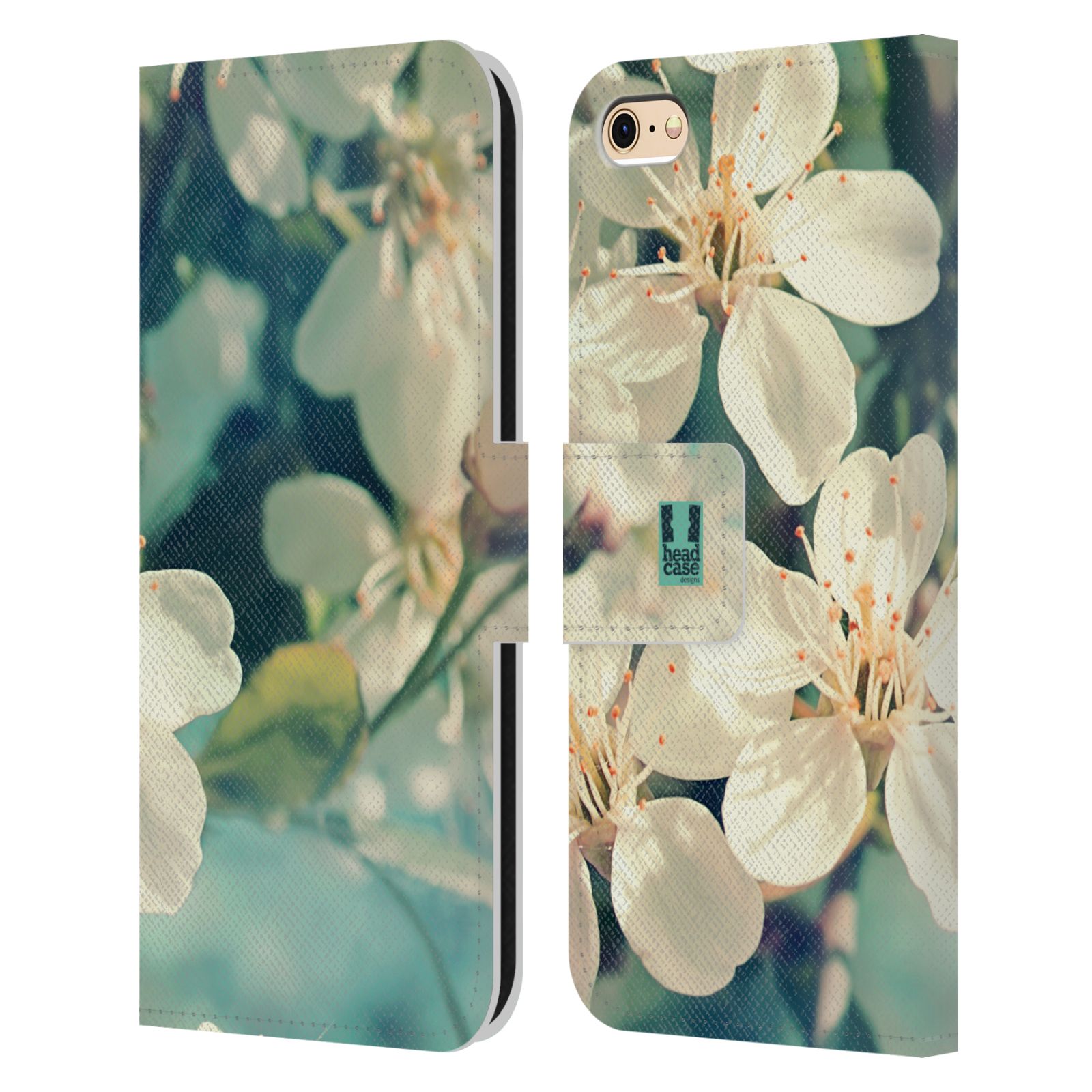 HEAD CASE Flipové pouzdro pro mobil Apple Iphone 6/6s květy foto rozkvetlá třešeň