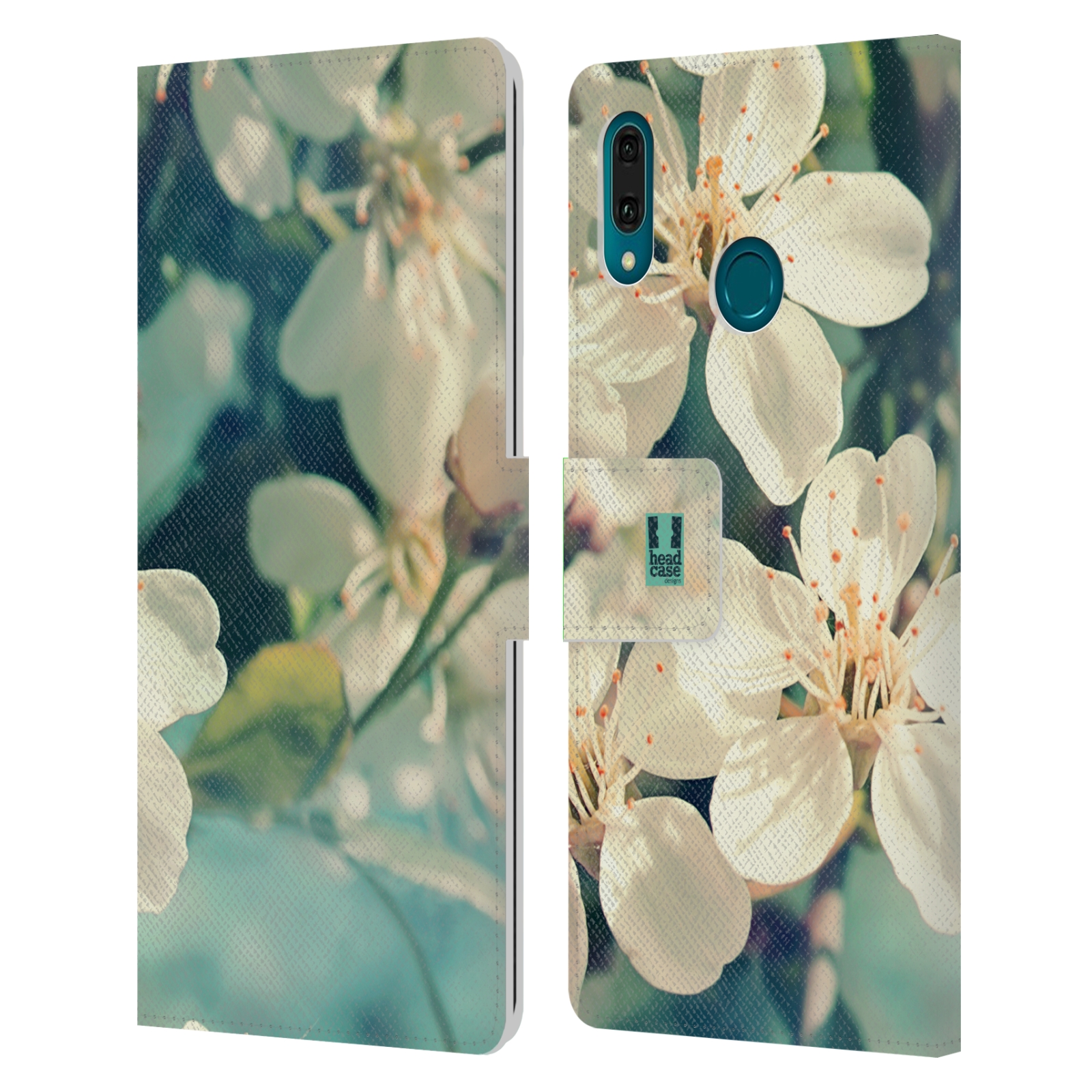 Pouzdro na mobil Huawei Y9 2019 květy foto rozkvetlá třešeň
