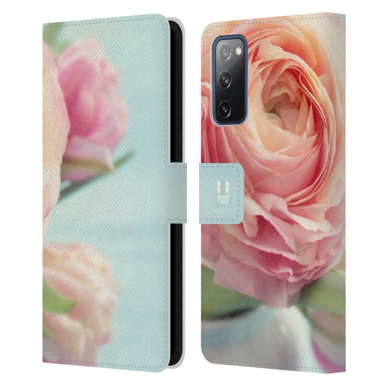 Pouzdro HEAD CASE na mobil Samsung Galaxy S20 FE / S20 FE 5G květy foto růže růžová