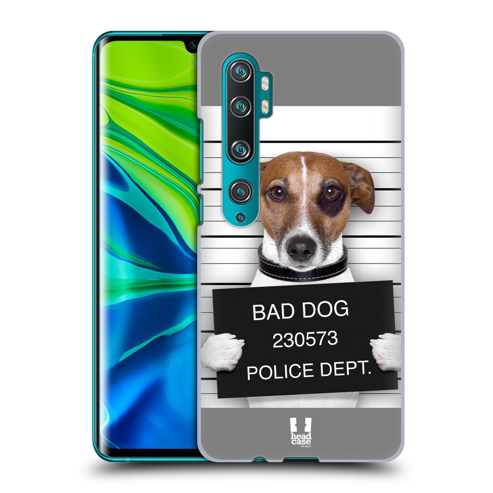 Pouzdro na mobil Xiaomi Mi Note 10 / Mi Note 10 PRO - HEAD CASE - vzor Legrační zvířátka pejsek na policii