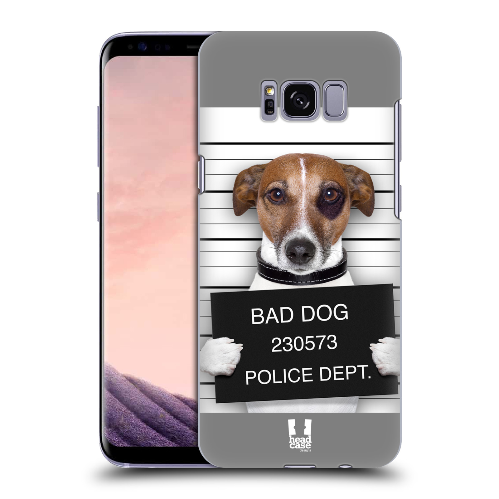 HEAD CASE plastový obal na mobil Samsung Galaxy S8 vzor Legrační zvířátka pejsek na policii
