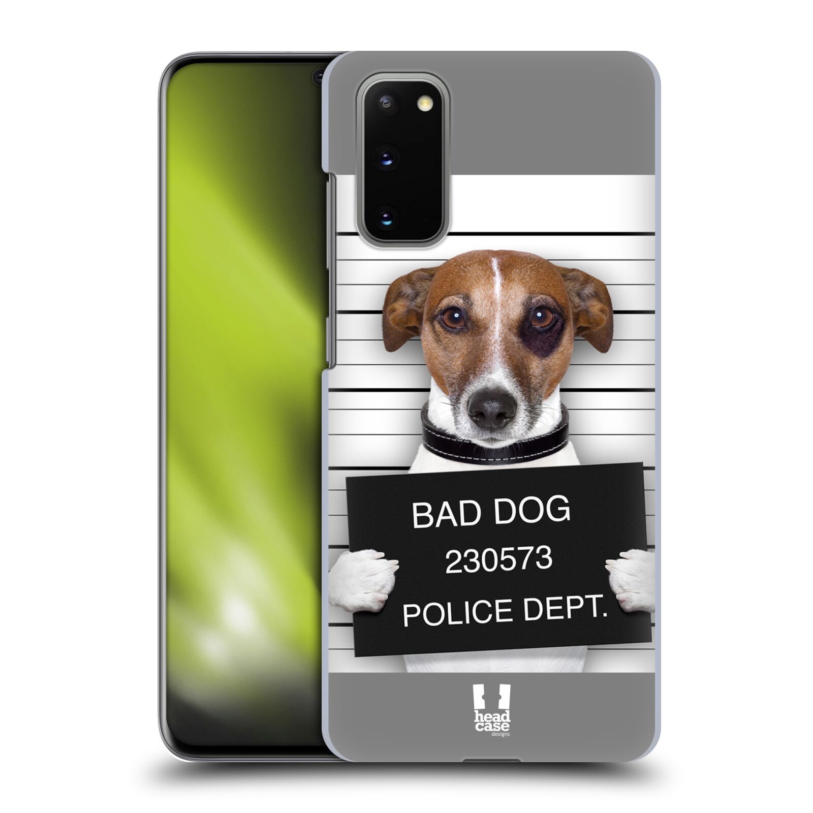 Pouzdro na mobil Samsung Galaxy S20 - HEAD CASE - vzor Legrační zvířátka pejsek na policii
