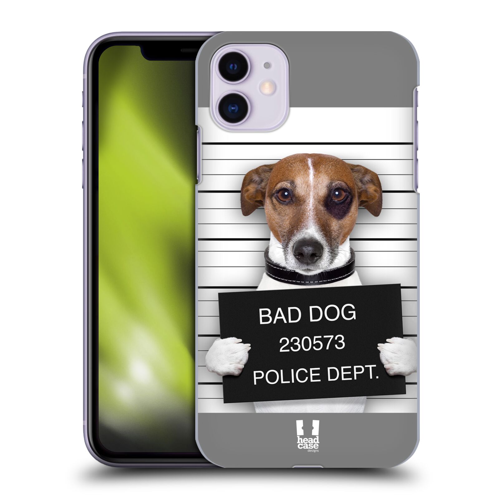 Pouzdro na mobil Apple Iphone 11 - HEAD CASE - vzor Legrační zvířátka pejsek na policii