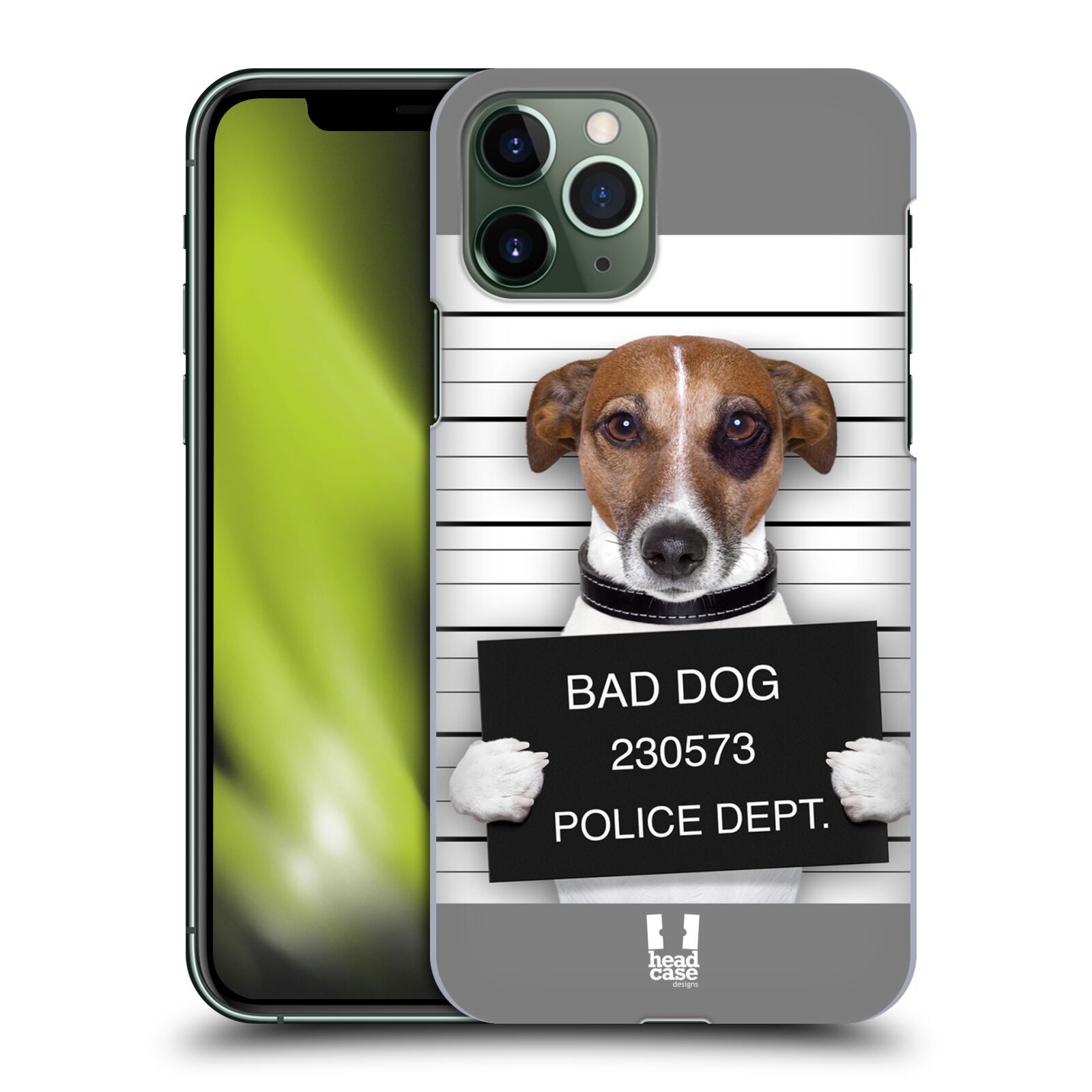 Pouzdro na mobil Apple Iphone 11 PRO - HEAD CASE - vzor Legrační zvířátka pejsek na policii