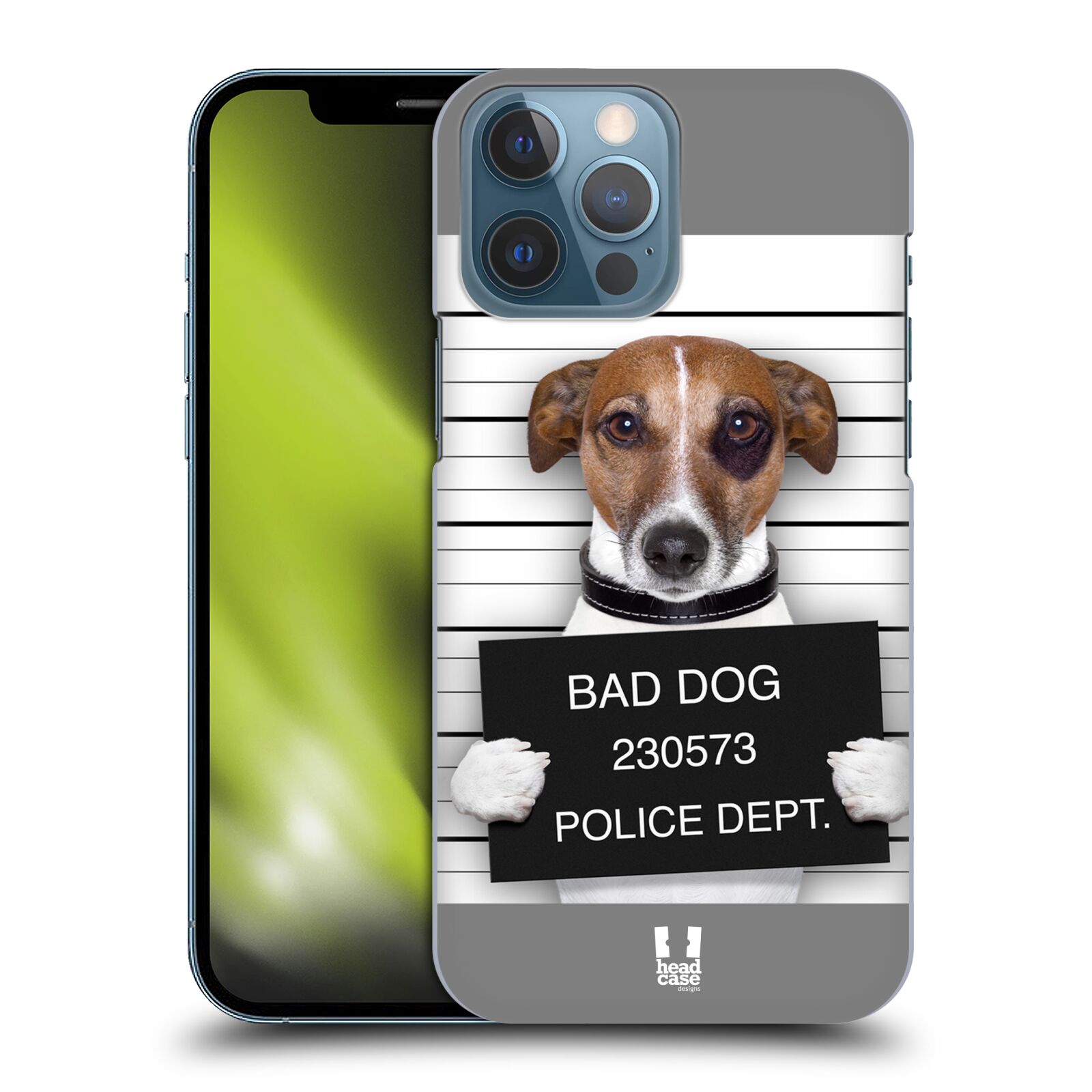 Plastový obal HEAD CASE na mobil Apple Iphone 13 PRO MAX vzor Legrační zvířátka pejsek na policii