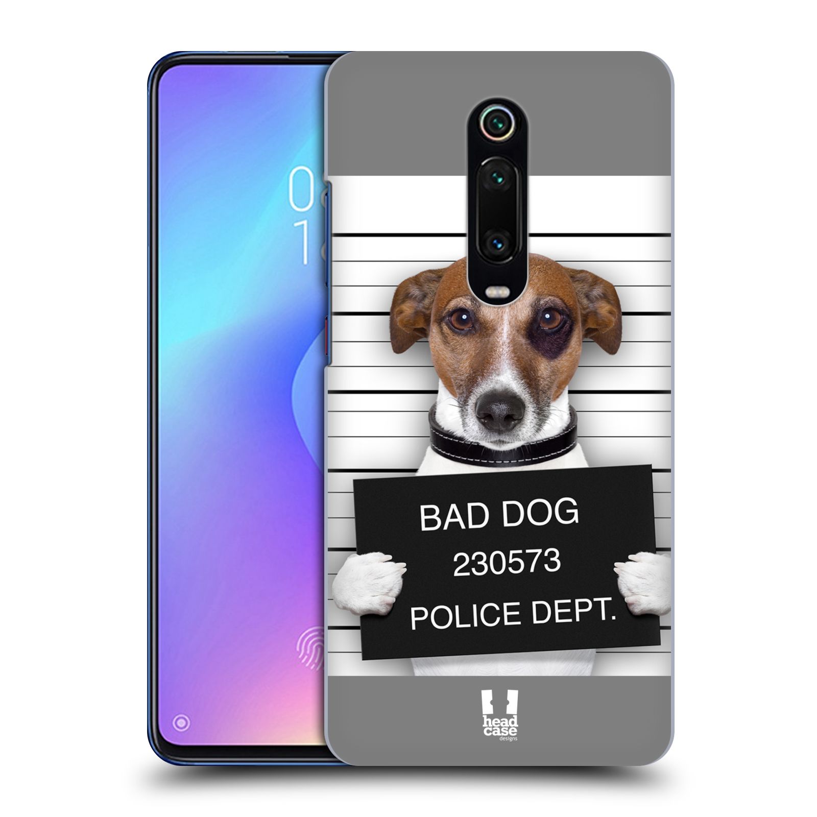 Pouzdro na mobil Xiaomi Mi 9T PRO - HEAD CASE - vzor Legrační zvířátka pejsek na policii