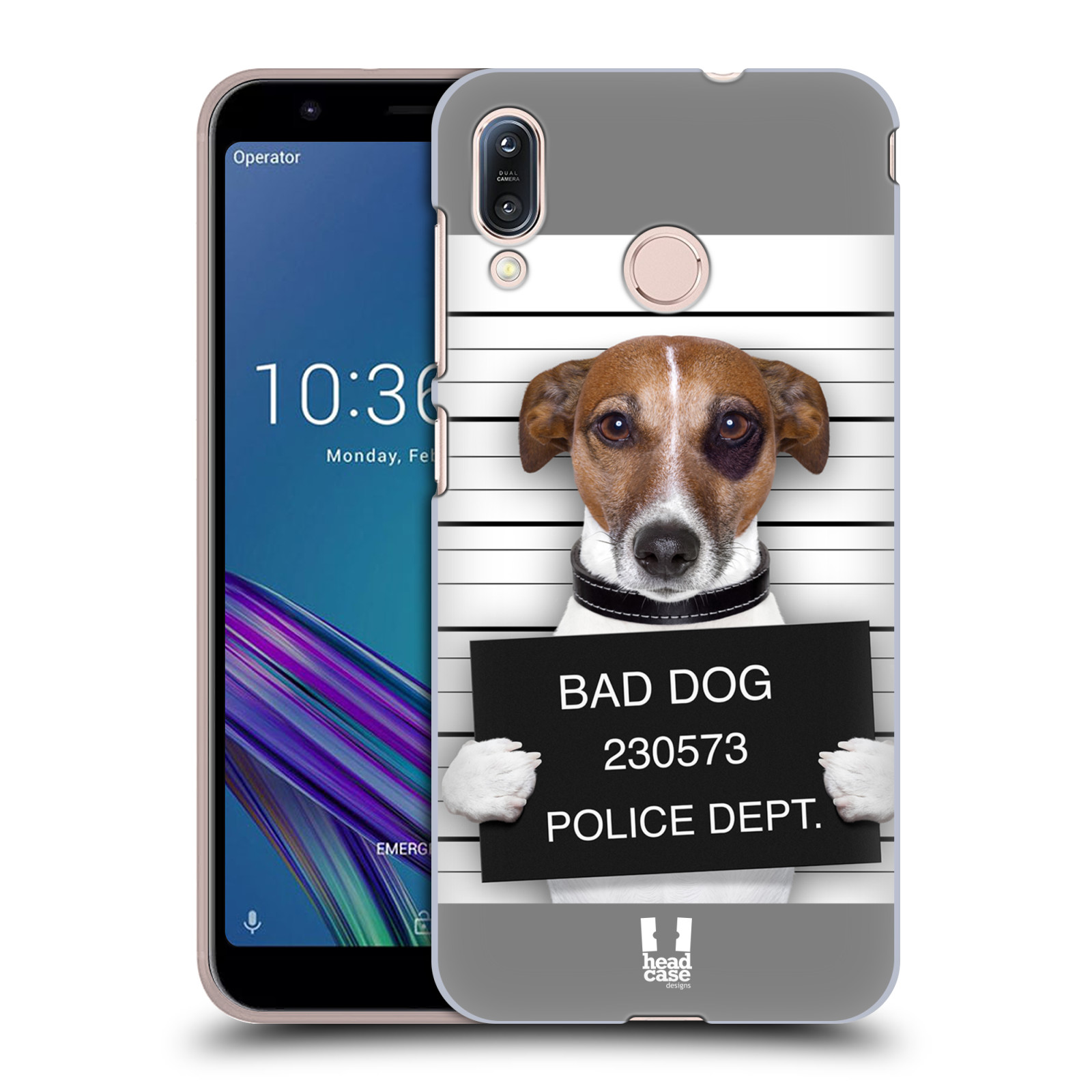 Pouzdro na mobil Asus Zenfone Max M1 (ZB555KL) - HEAD CASE - vzor Legrační zvířátka pejsek na policii