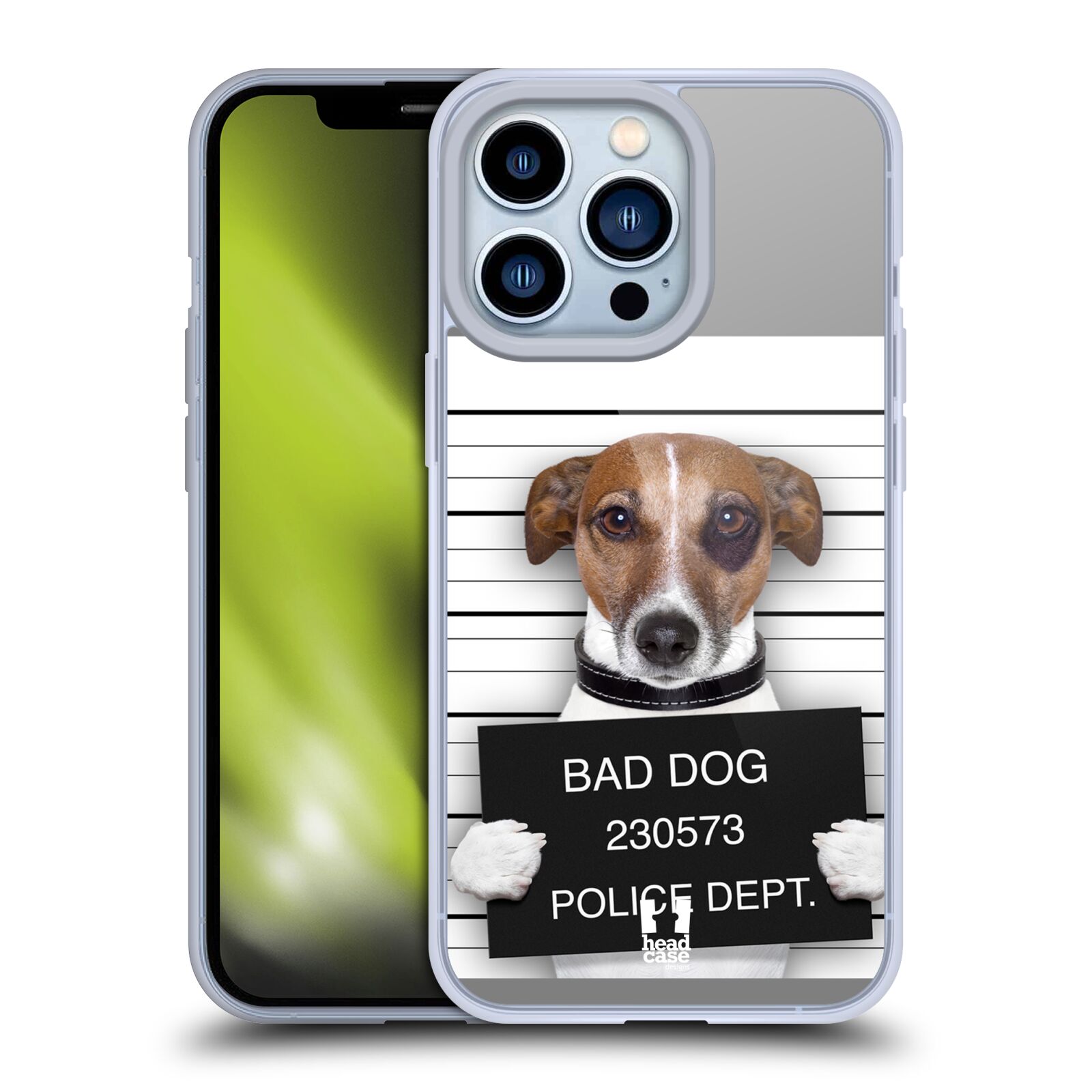 Plastový obal HEAD CASE na mobil Apple Iphone 13 PRO vzor Legrační zvířátka pejsek na policii