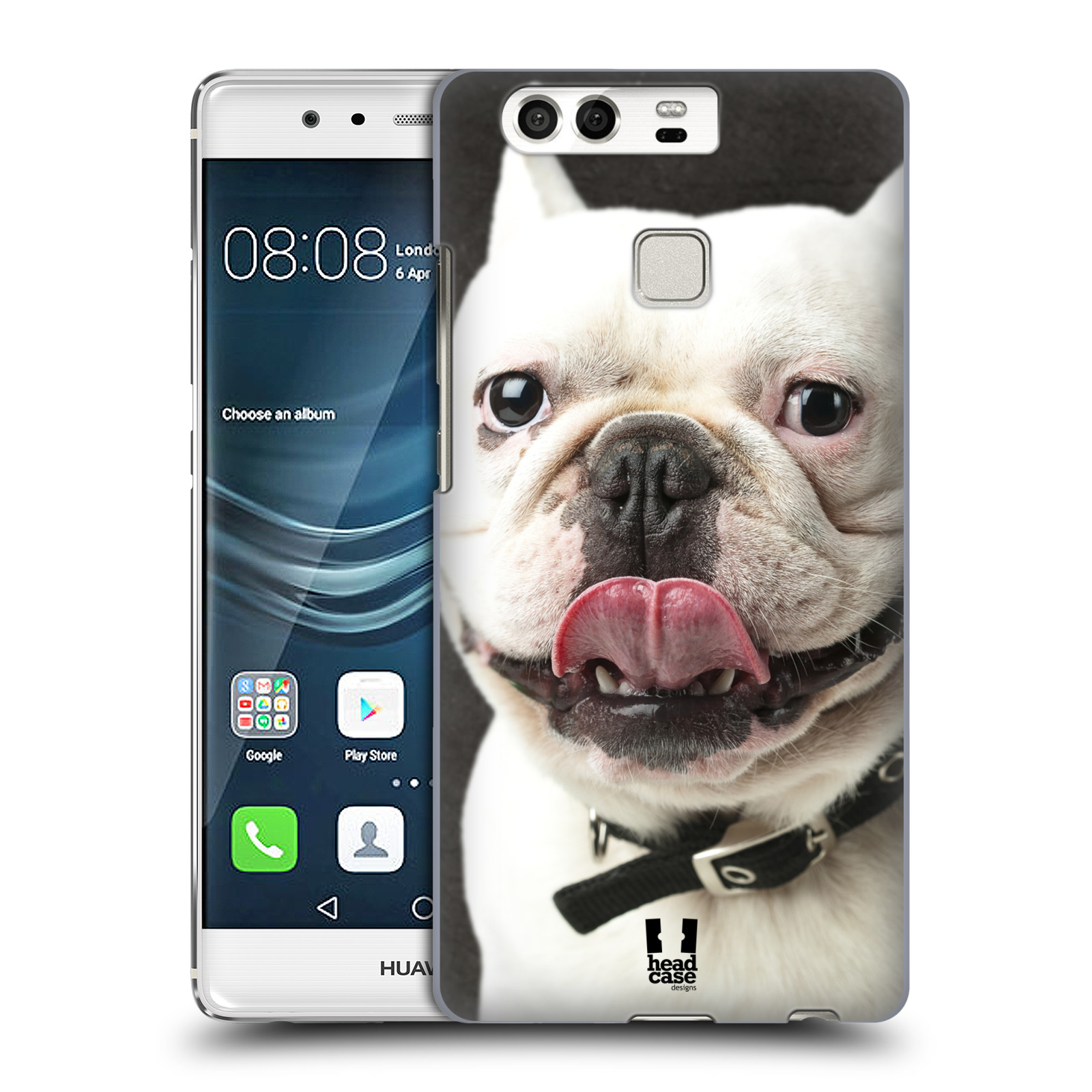 HEAD CASE plastový obal na mobil Huawei P9 / P9 DUAL SIM vzor Legrační zvířátka pejsek s vyplazeným jazykem BULDOK