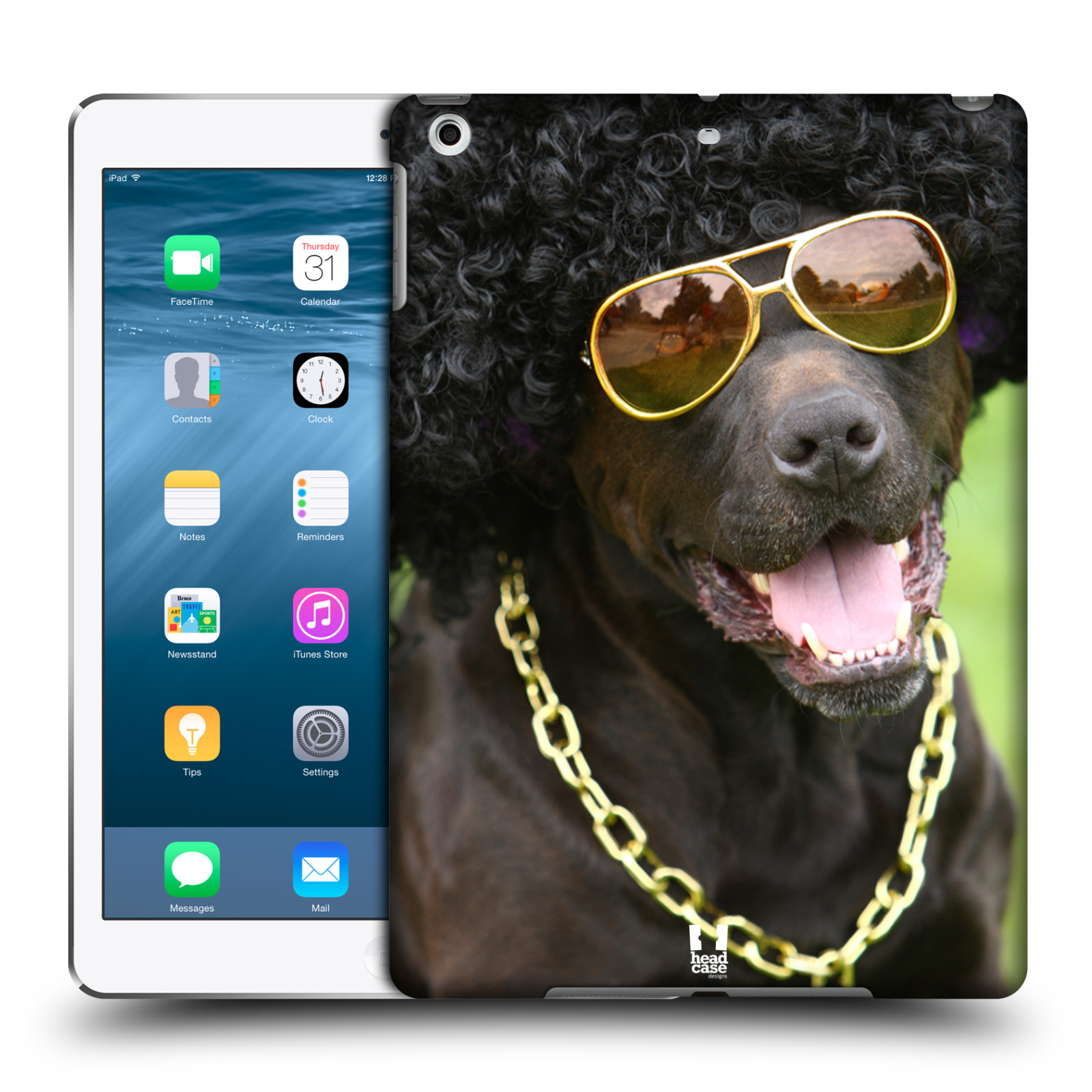 HEAD CASE DESIGNS FUNNY ANIMALS HARD BACK CASE FOR APPLE iPAD AIR