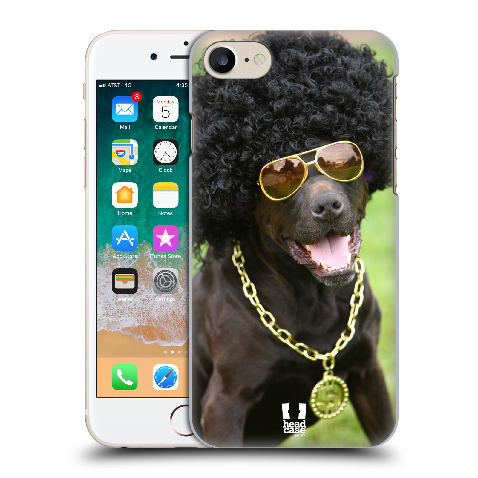 Plastové pouzdro pro mobil Apple Iphone 7/8/SE 2020 vzor Legrační zvířátka pejsek boháč