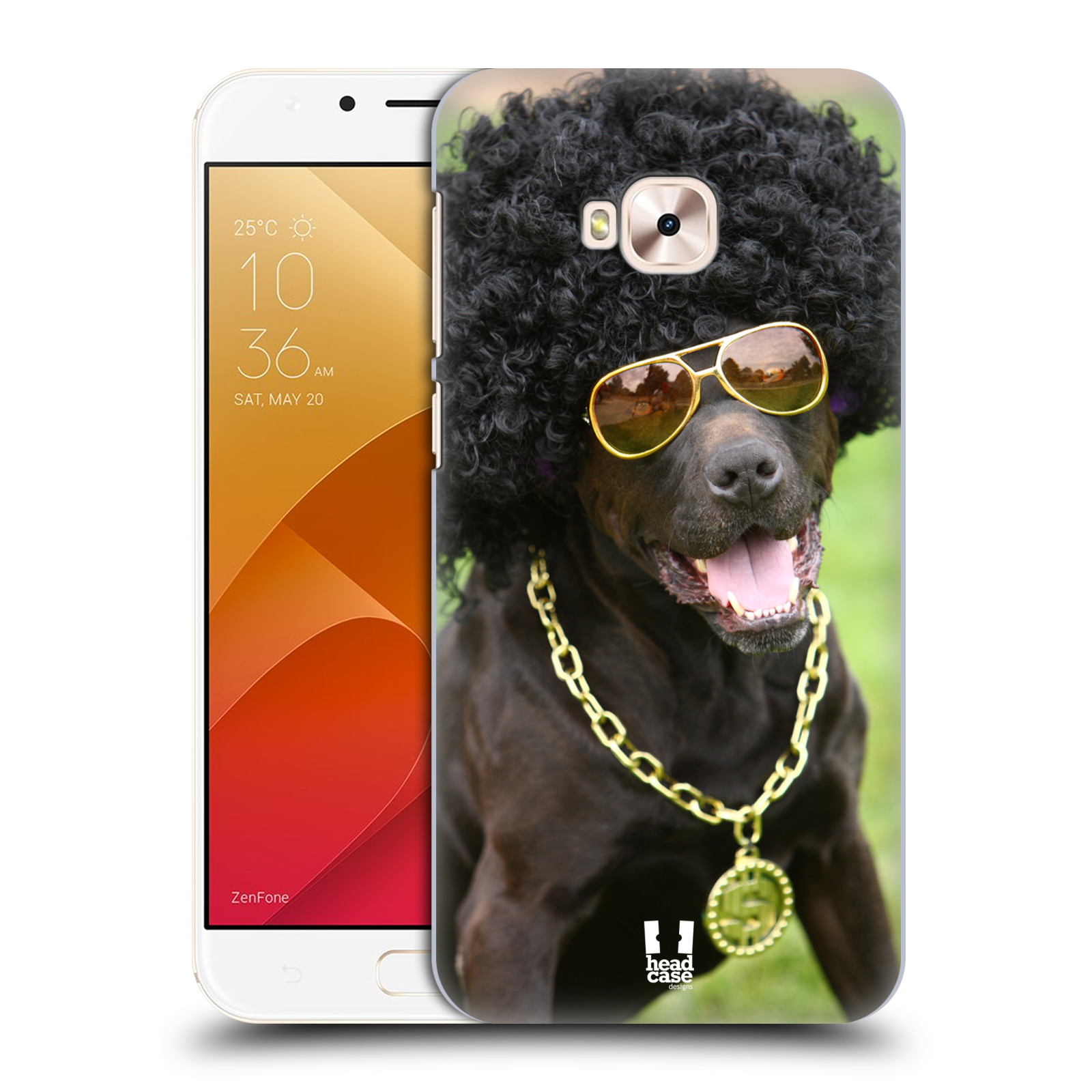 HEAD CASE plastový obal na mobil Asus Zenfone 4 Selfie Pro ZD552KL vzor Legrační zvířátka pejsek boháč
