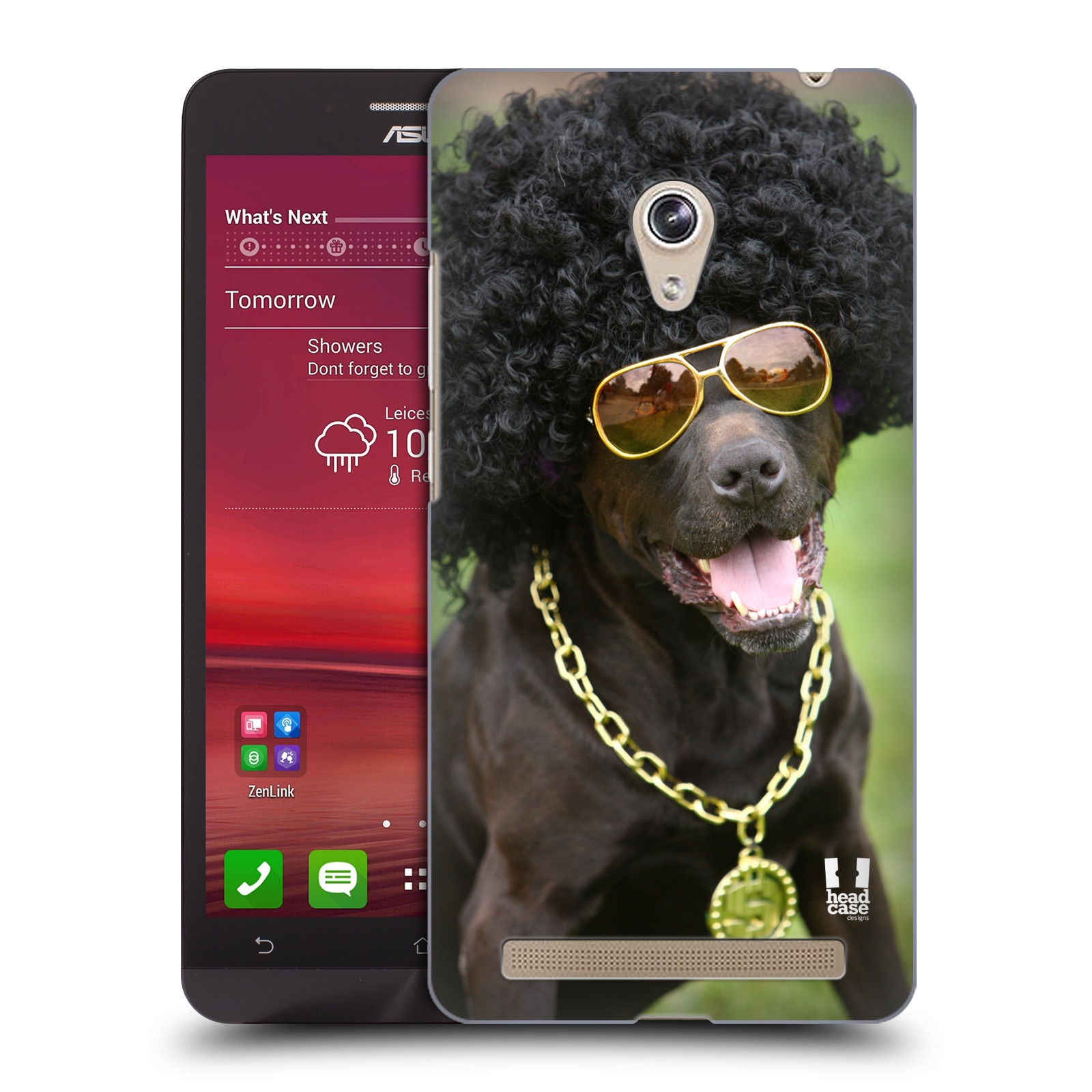 HEAD CASE plastový obal na mobil Asus Zenfone 6 vzor Legrační zvířátka pejsek boháč