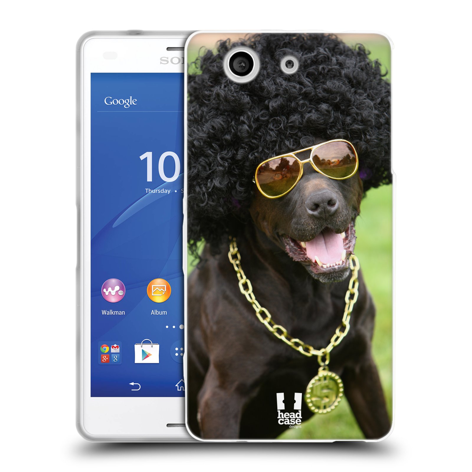 HEAD CASE silikonový obal na mobil Sony Xperia Z3 COMPACT (D5803) vzor Legrační zvířátka pejsek boháč