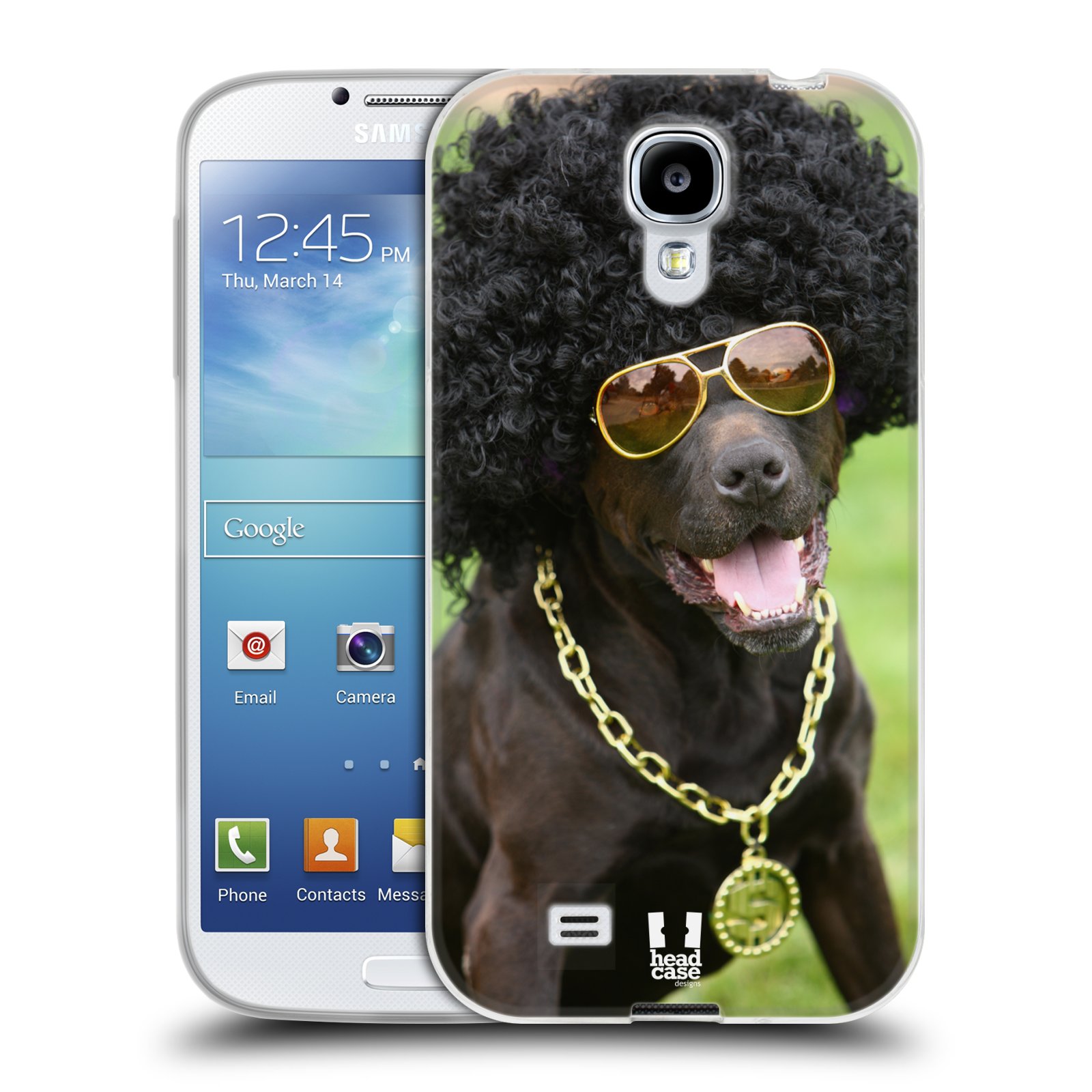 HEAD CASE silikonový obal na mobil Samsung Galaxy S4 i9500 vzor Legrační zvířátka pejsek boháč
