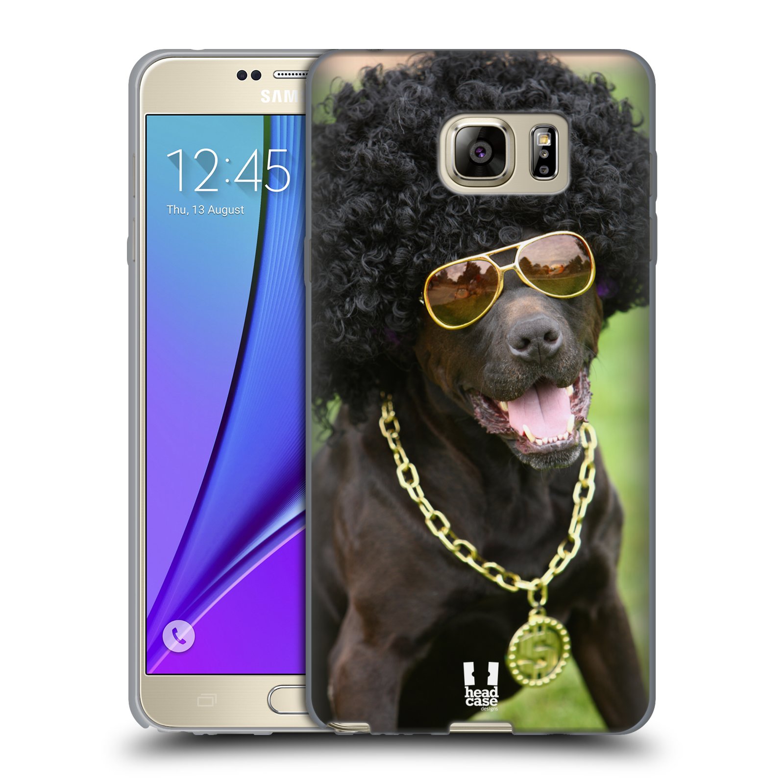 HEAD CASE silikonový obal na mobil Samsung Galaxy Note 5 (N920) vzor Legrační zvířátka pejsek boháč
