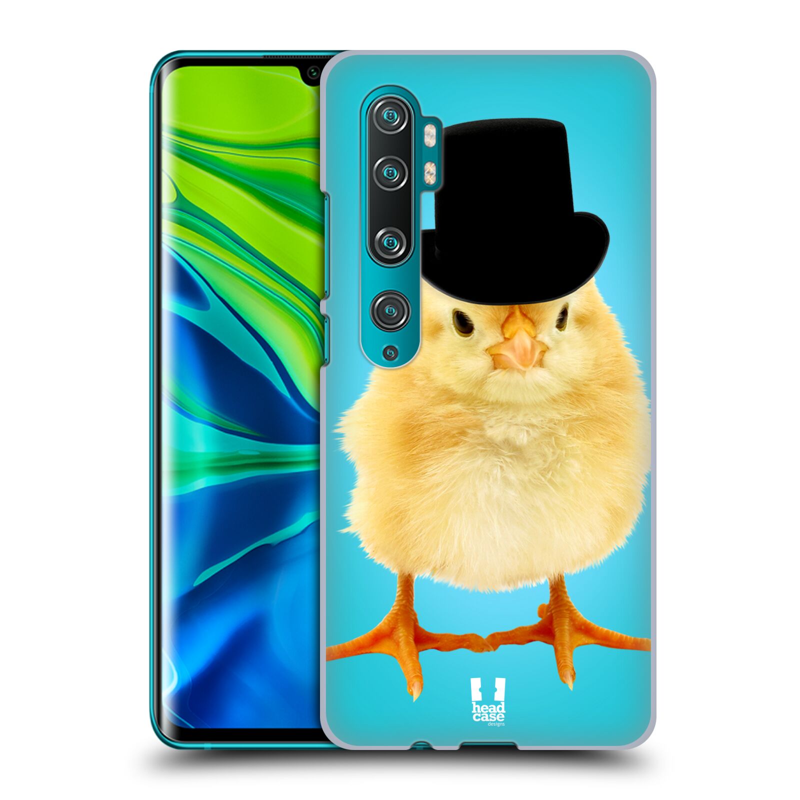 Pouzdro na mobil Xiaomi Mi Note 10 / Mi Note 10 PRO - HEAD CASE - vzor Legrační zvířátka Mr. kuřátko