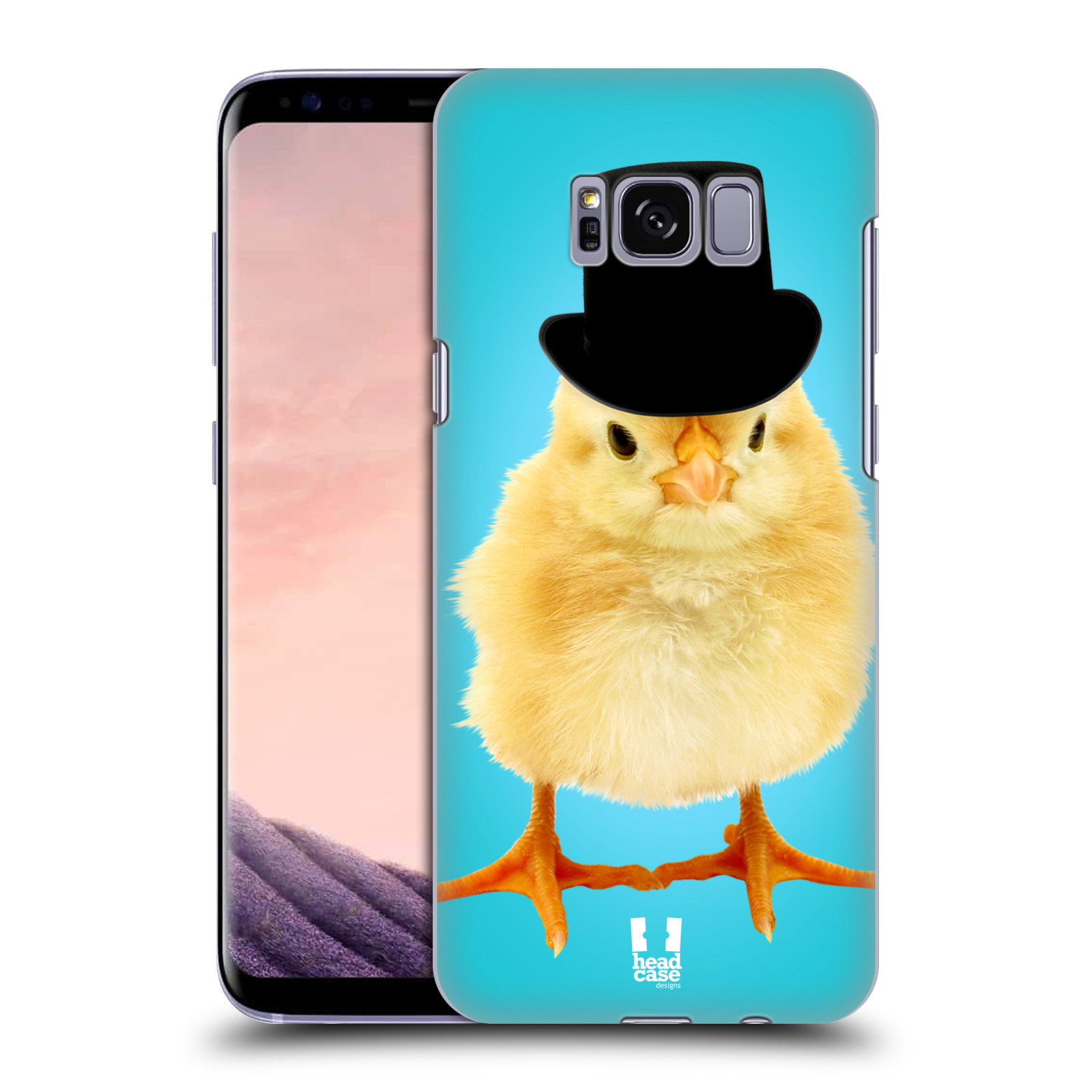 HEAD CASE plastový obal na mobil Samsung Galaxy S8 vzor Legrační zvířátka Mr. kuřátko