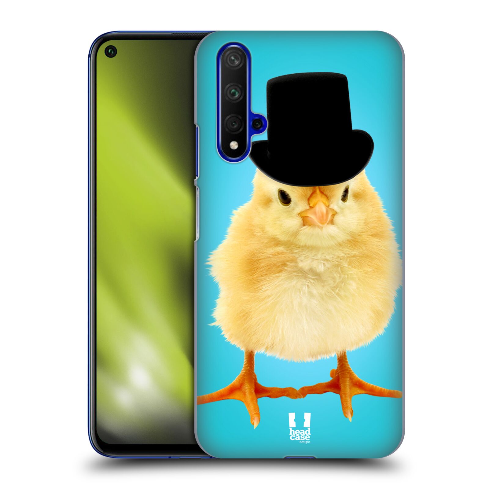 Pouzdro na mobil Honor 20 - HEAD CASE - vzor Legrační zvířátka Mr. kuřátko