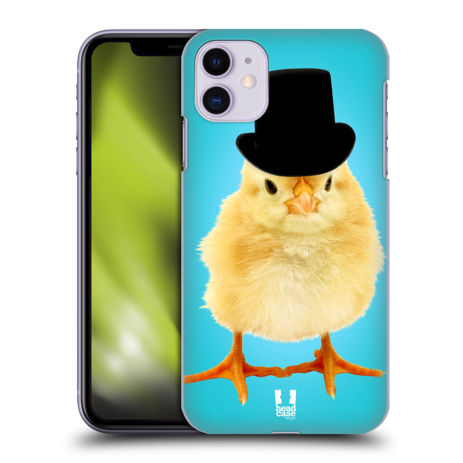 Pouzdro na mobil Apple Iphone 11 - HEAD CASE - vzor Legrační zvířátka Mr. kuřátko