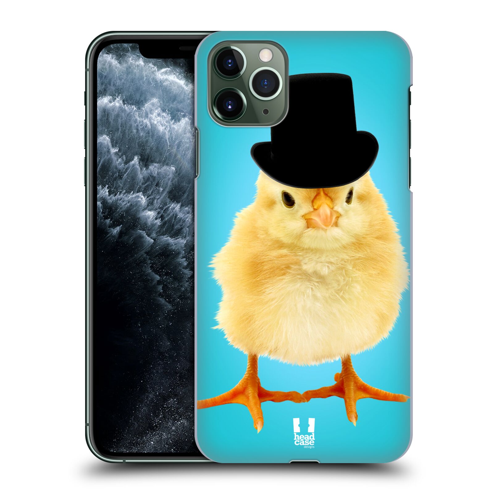 Pouzdro na mobil Apple Iphone 11 PRO MAX - HEAD CASE - vzor Legrační zvířátka Mr. kuřátko