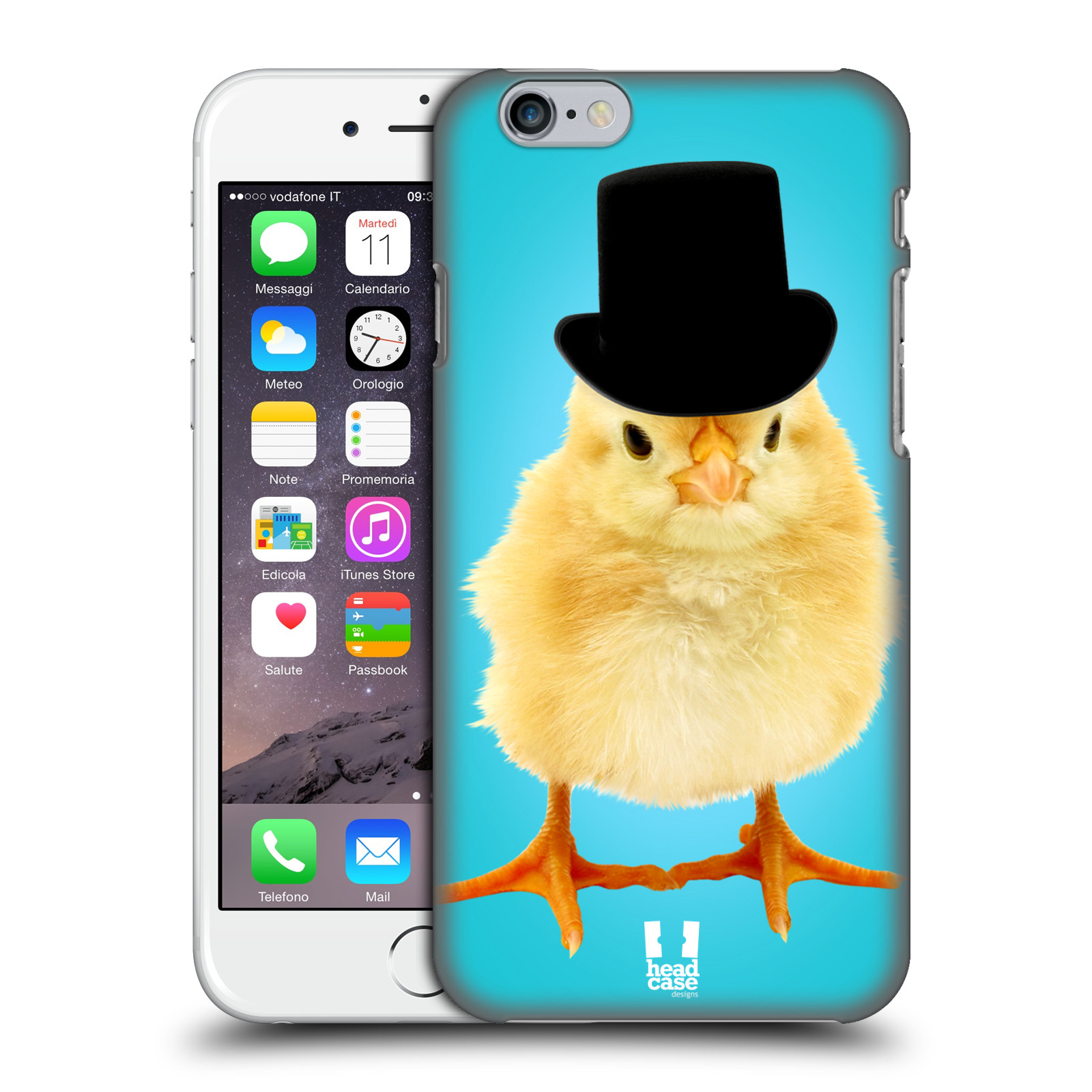 Plastové pouzdro pro mobil Apple Iphone 6/6S vzor Legrační zvířátka Mr. kuřátko