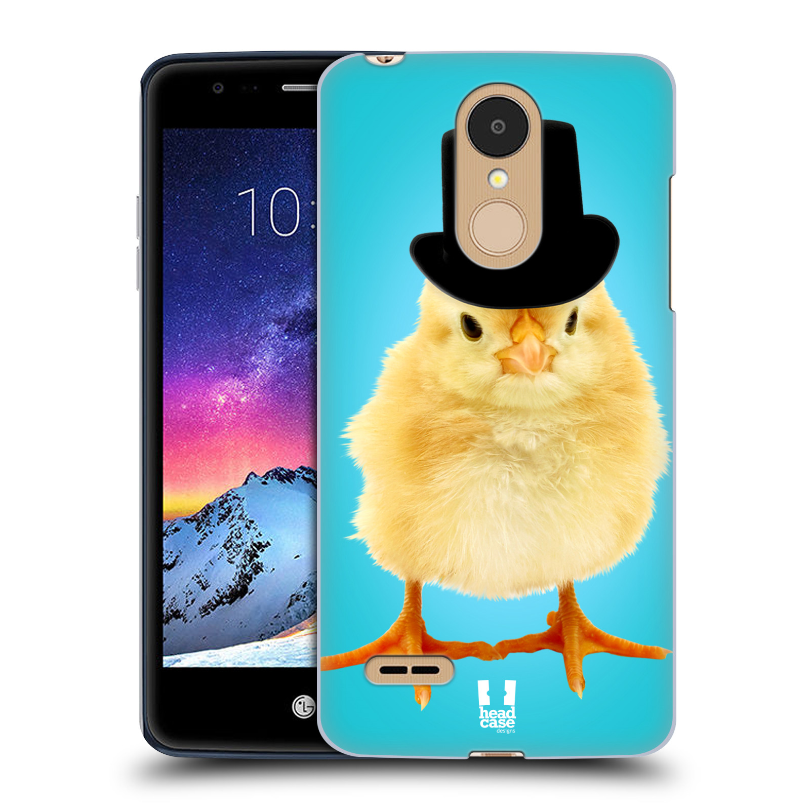 HEAD CASE plastový obal na mobil LG K9 / K8 2018 vzor Legrační zvířátka Mr. kuřátko