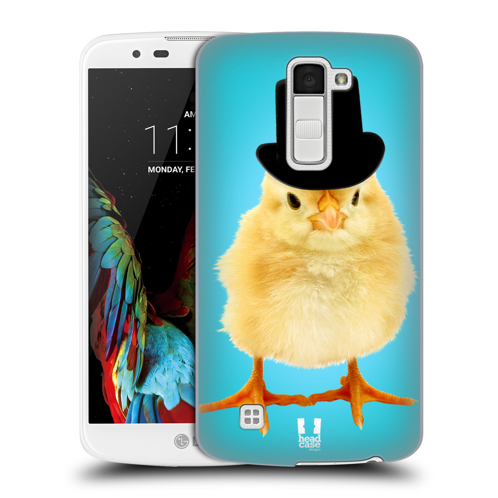 HEAD CASE plastový obal na mobil LG K10 vzor Legrační zvířátka Mr. kuřátko