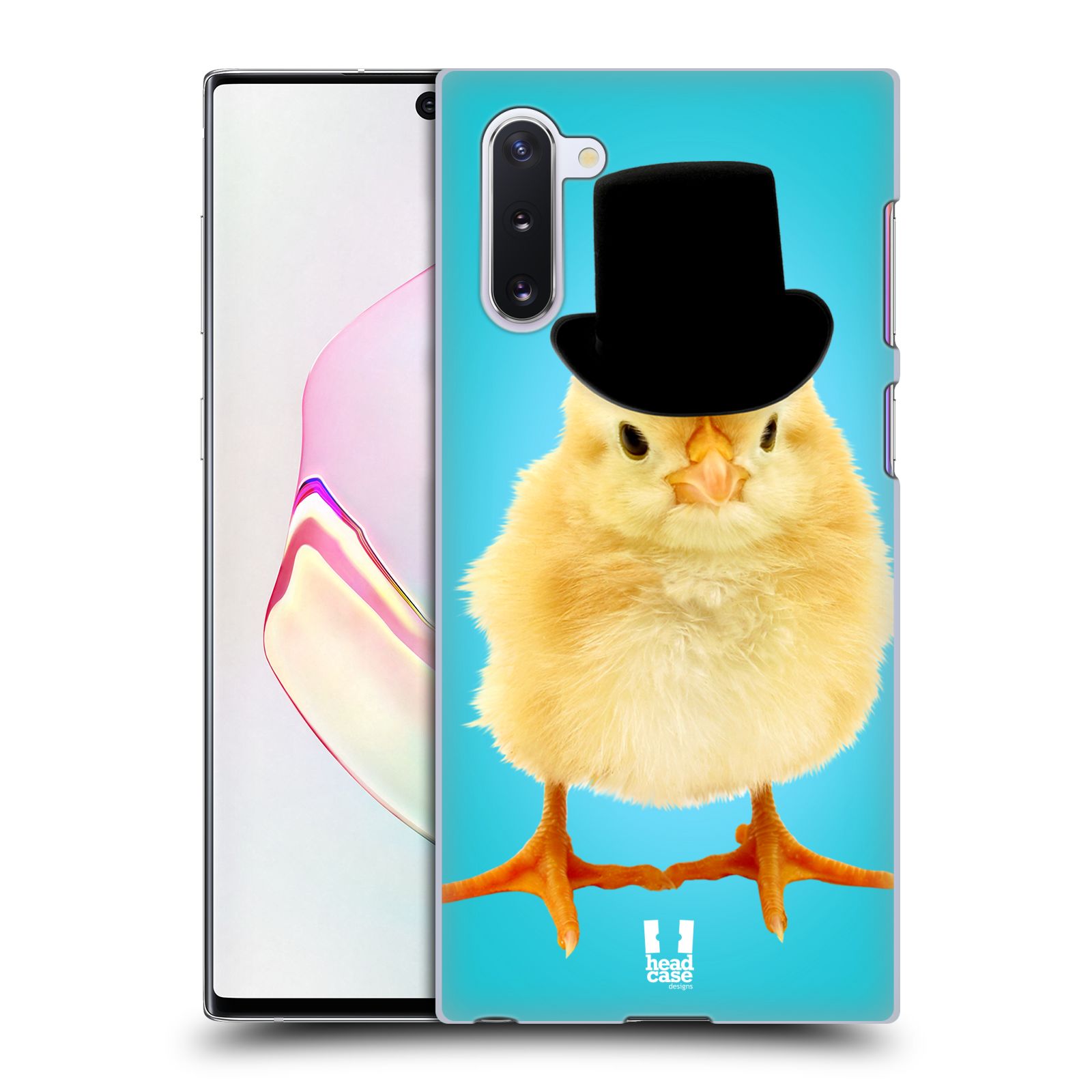 Pouzdro na mobil Samsung Galaxy Note 10 - HEAD CASE - vzor Legrační zvířátka Mr. kuřátko